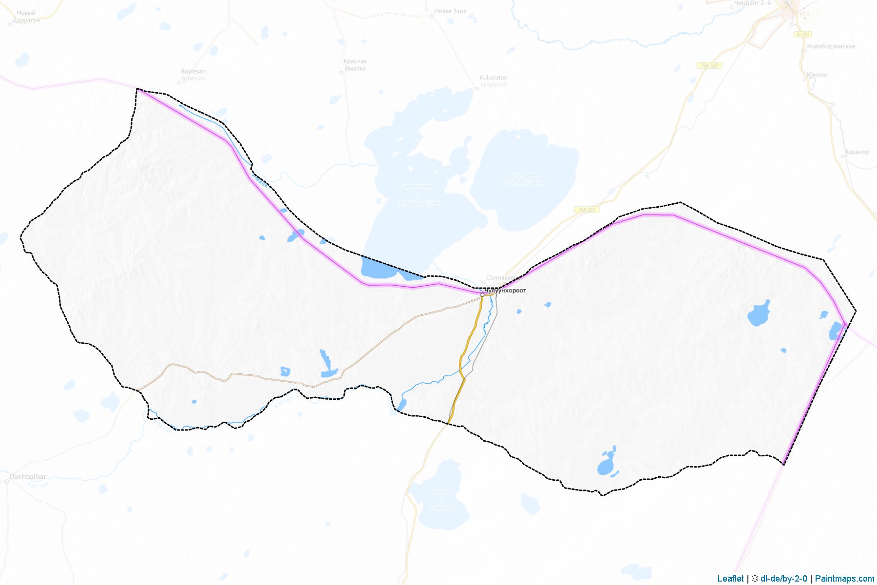 Muestras de recorte de mapas Chuluunxoroot (Dornod)-1