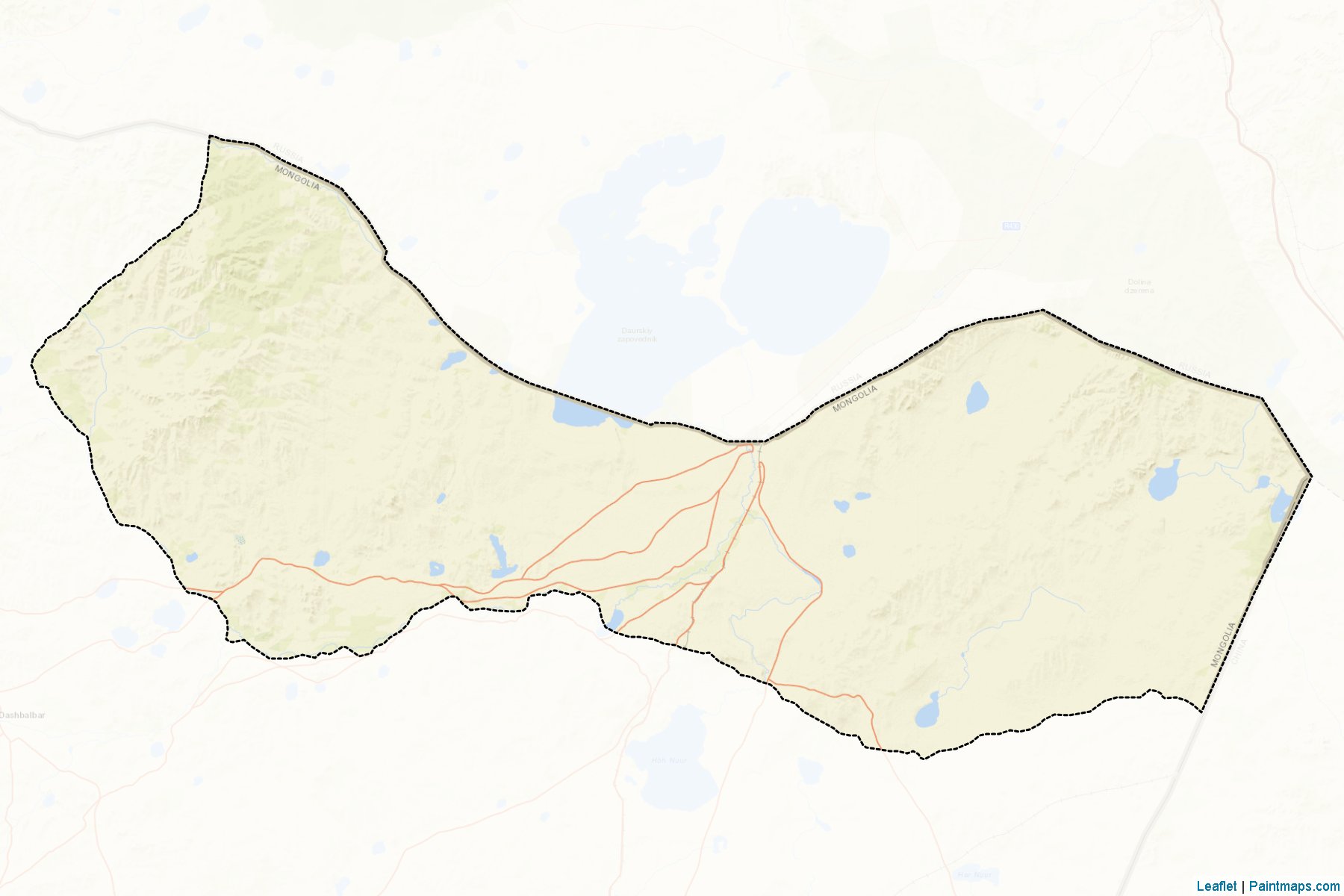 Muestras de recorte de mapas Chuluunxoroot (Dornod)-2