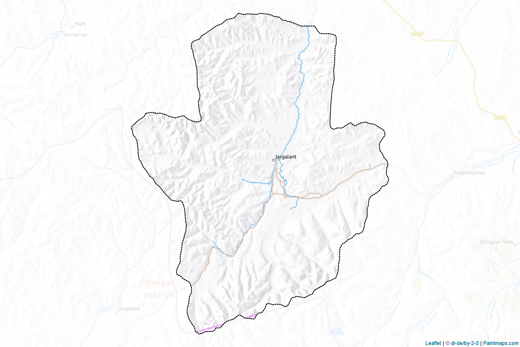 Muestras de recorte de mapas Chuluut (Arhangay)-1