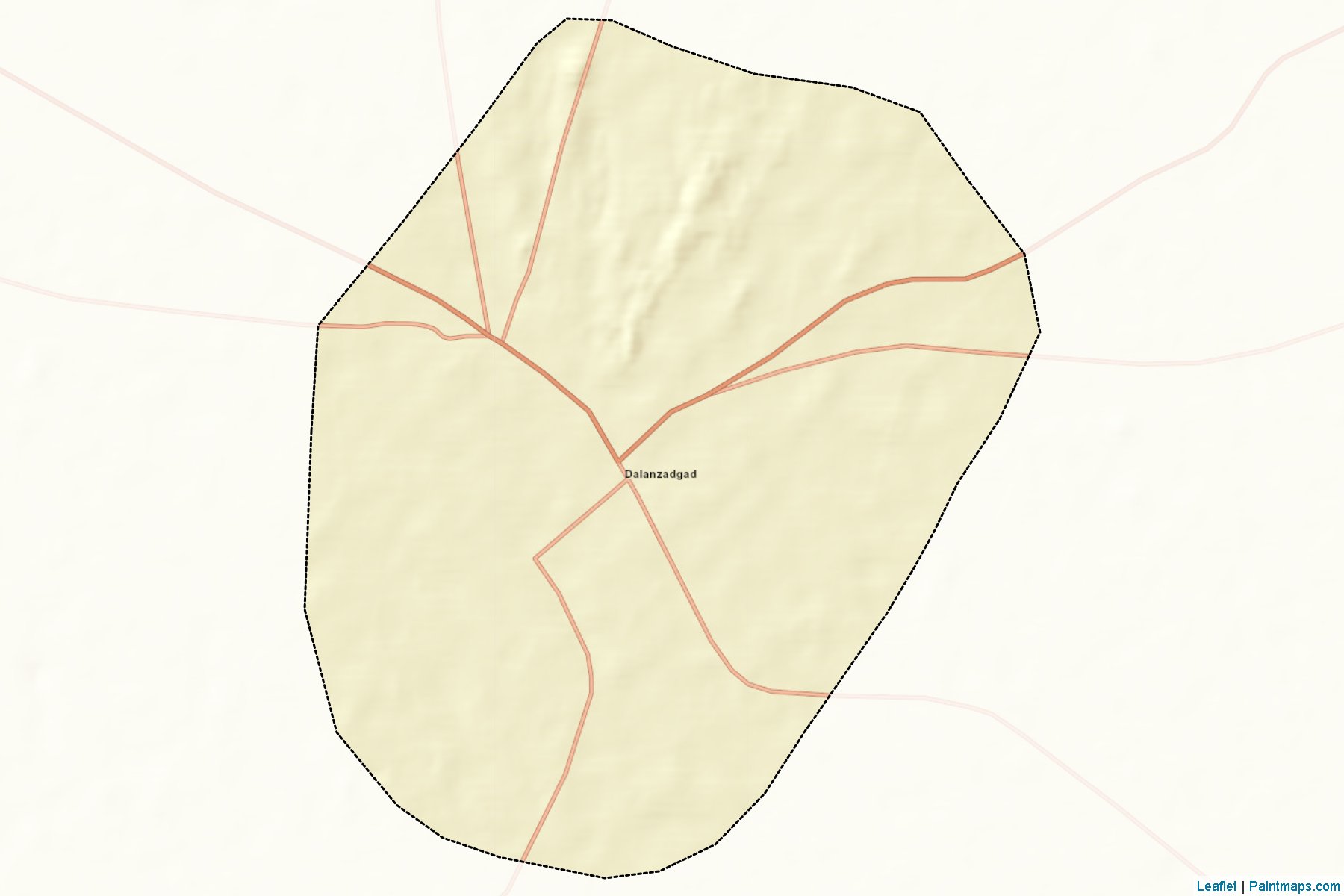 Muestras de recorte de mapas Dalanzadgad (Ömnögovi)-2