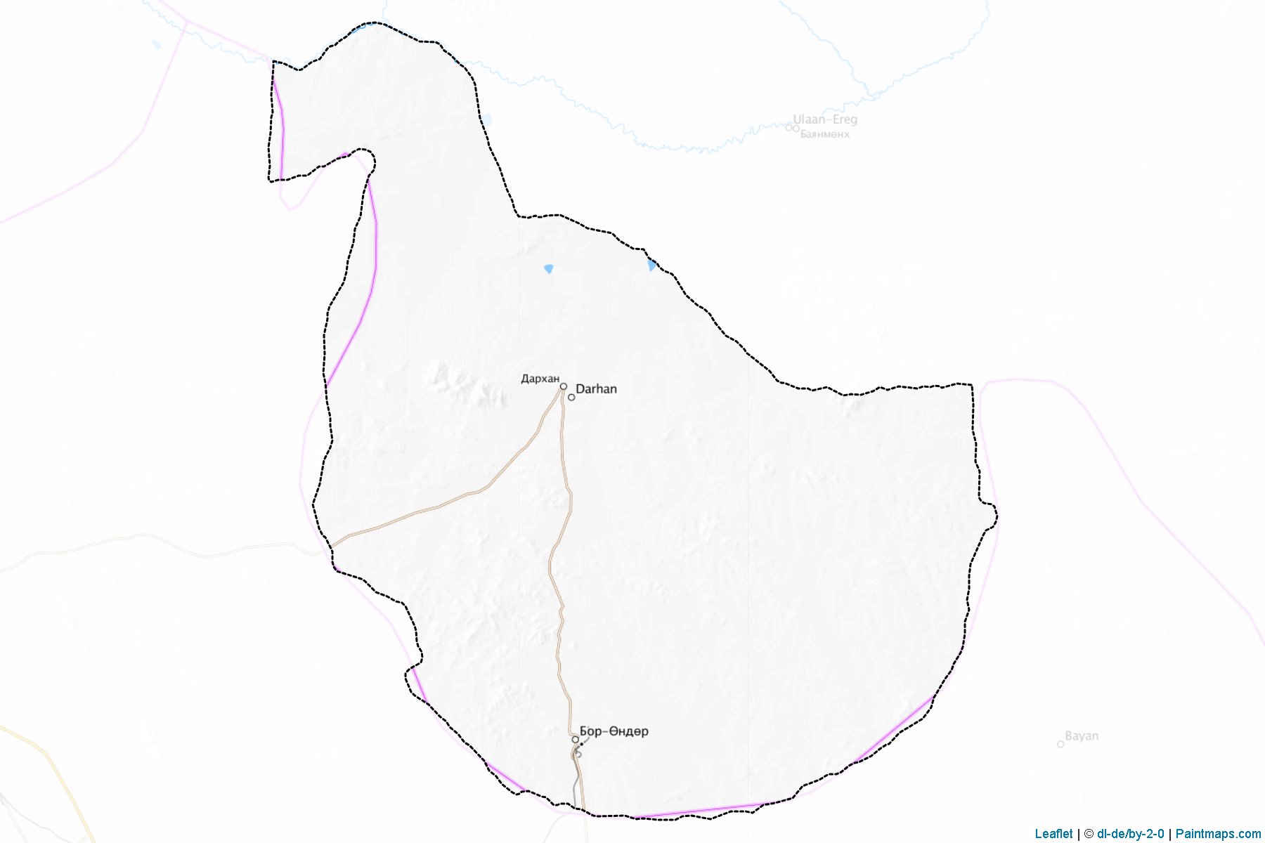 Muestras de recorte de mapas Darxan (Hentiy)-1