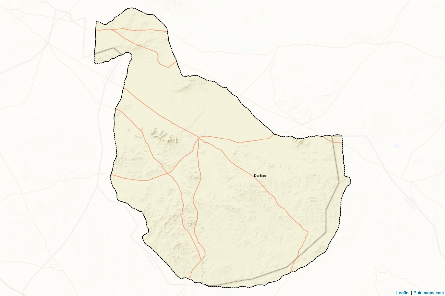 Muestras de recorte de mapas Darxan (Hentiy)-2