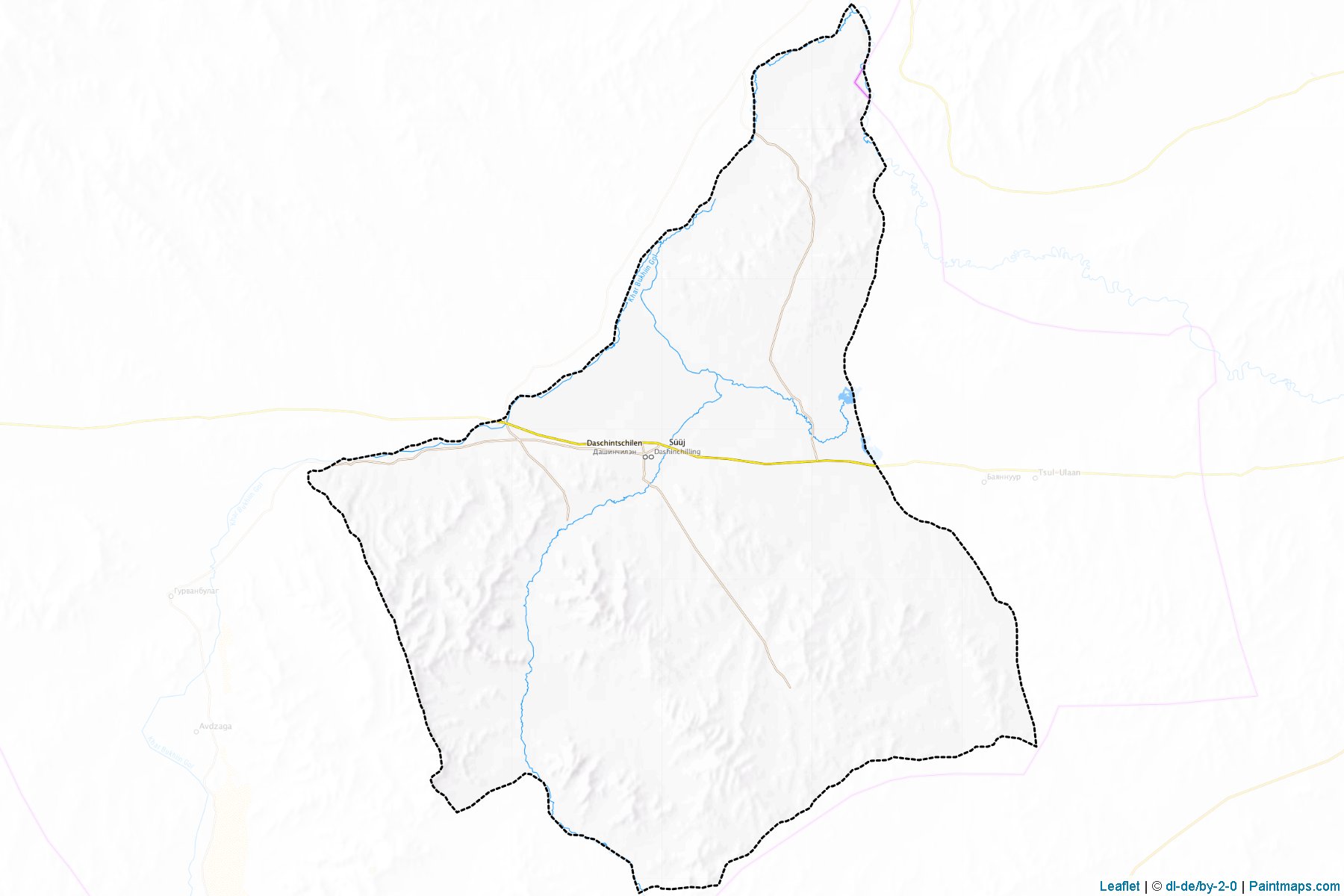 Dashinchilen (Bulgan) Map Cropping Samples-1