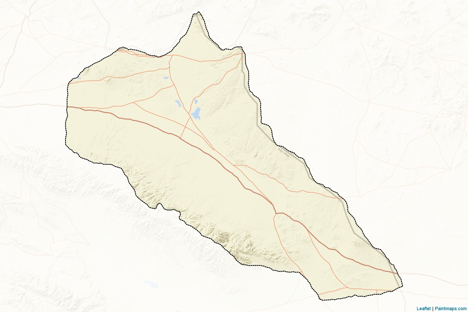 Muestras de recorte de mapas Delger (Govi-Altay)-2