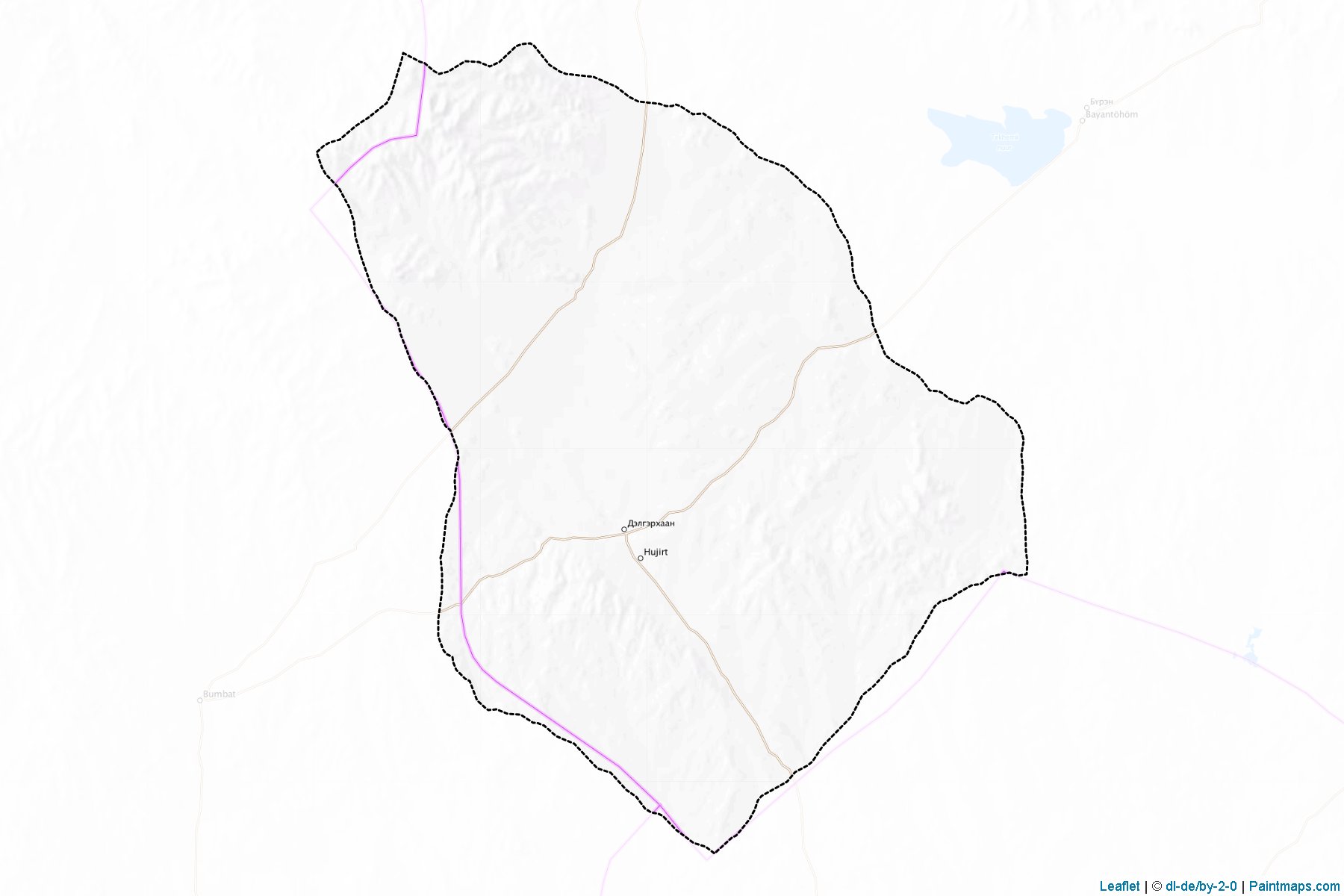 Delgerxaan (Tuv) Haritası Örnekleri-1