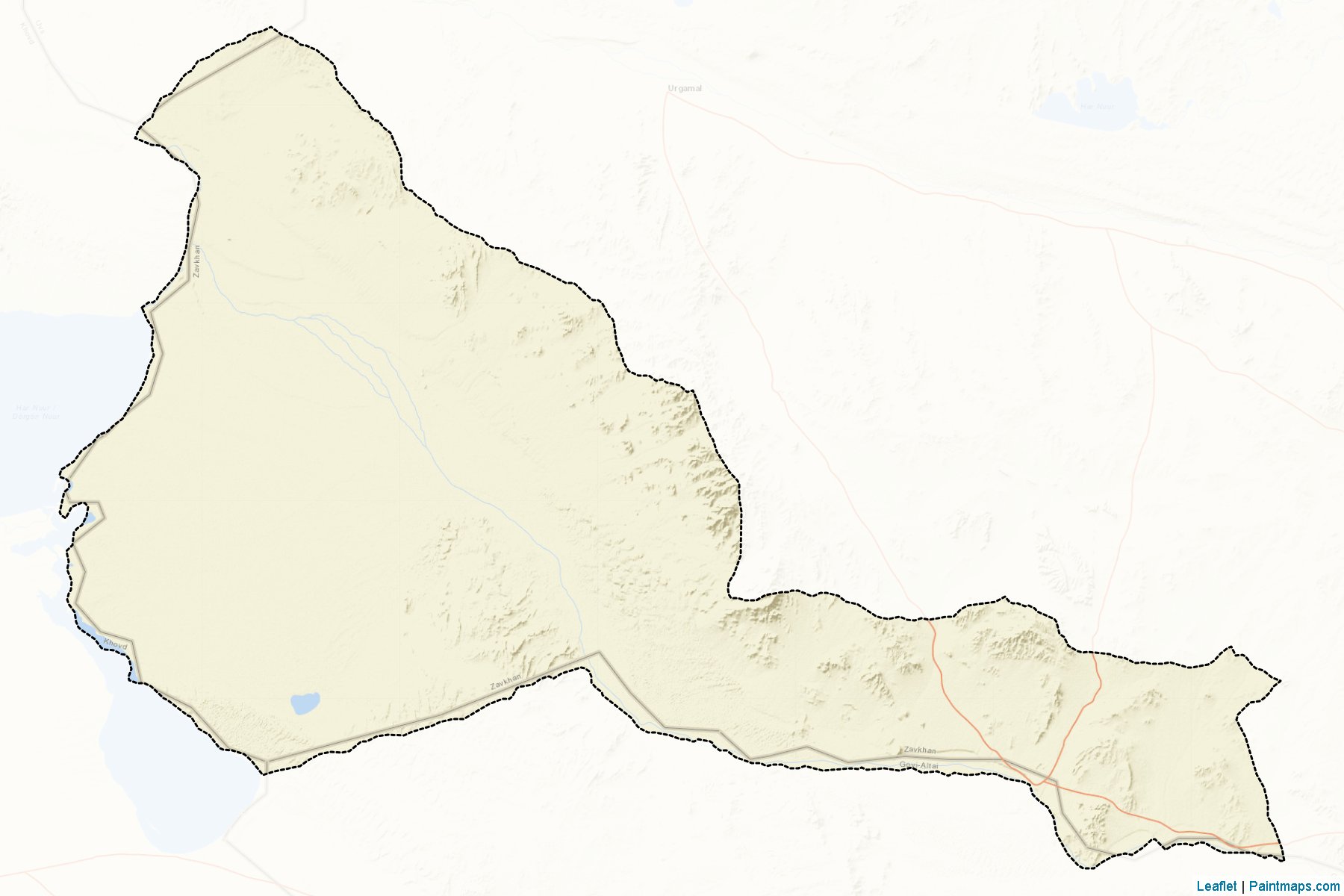 Muestras de recorte de mapas Do'rvoljin (Dzavxan)-2