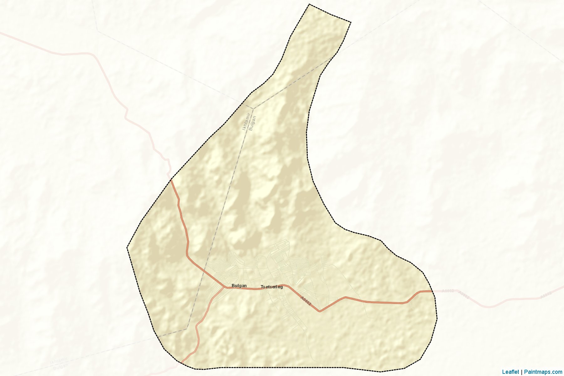 Erdene-Bulgan (Arhangay) Map Cropping Samples-2