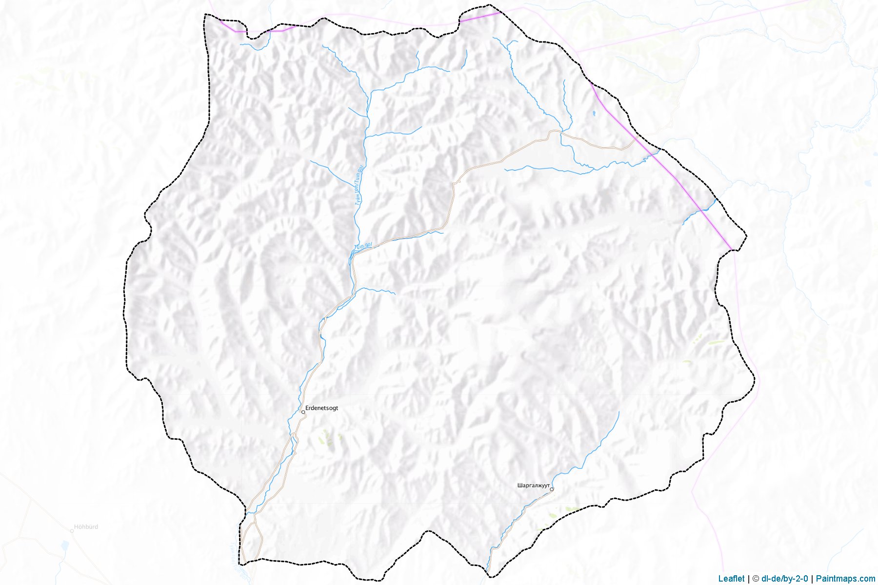 Muestras de recorte de mapas Erdenecogt (Bayanhongor)-1