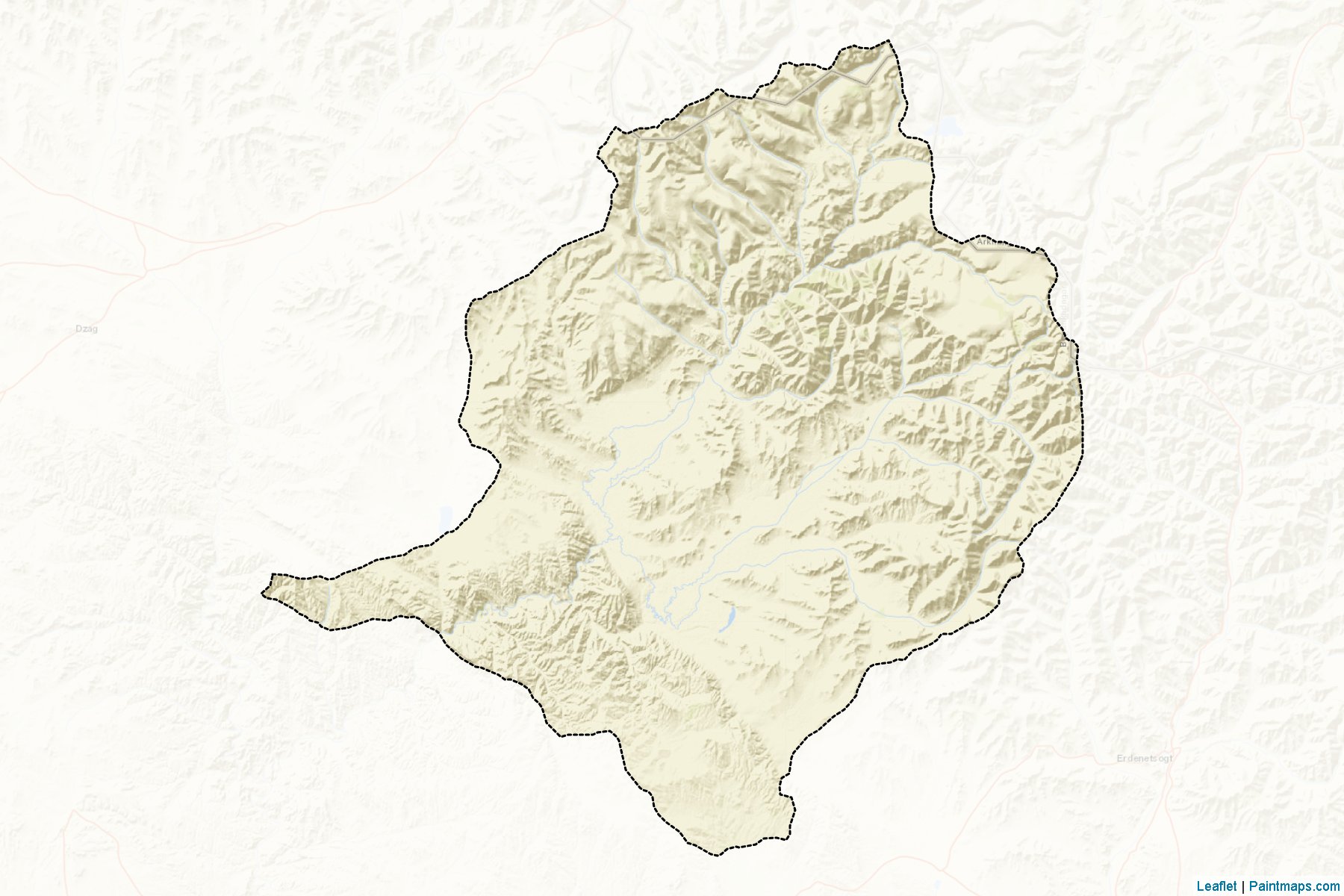 Muestras de recorte de mapas Galuut (Bayanhongor)-2