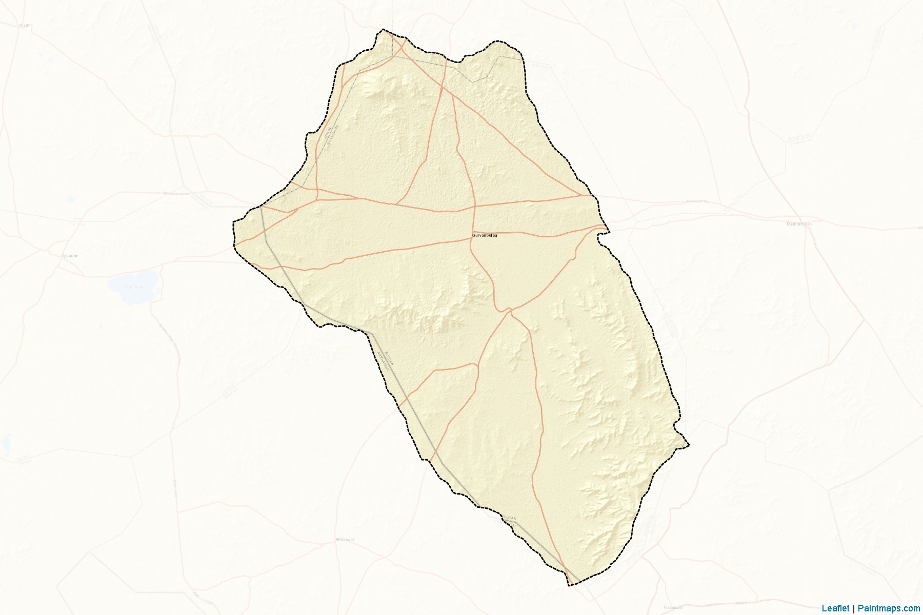 Muestras de recorte de mapas Gurvanbulag (Bulgan)-2