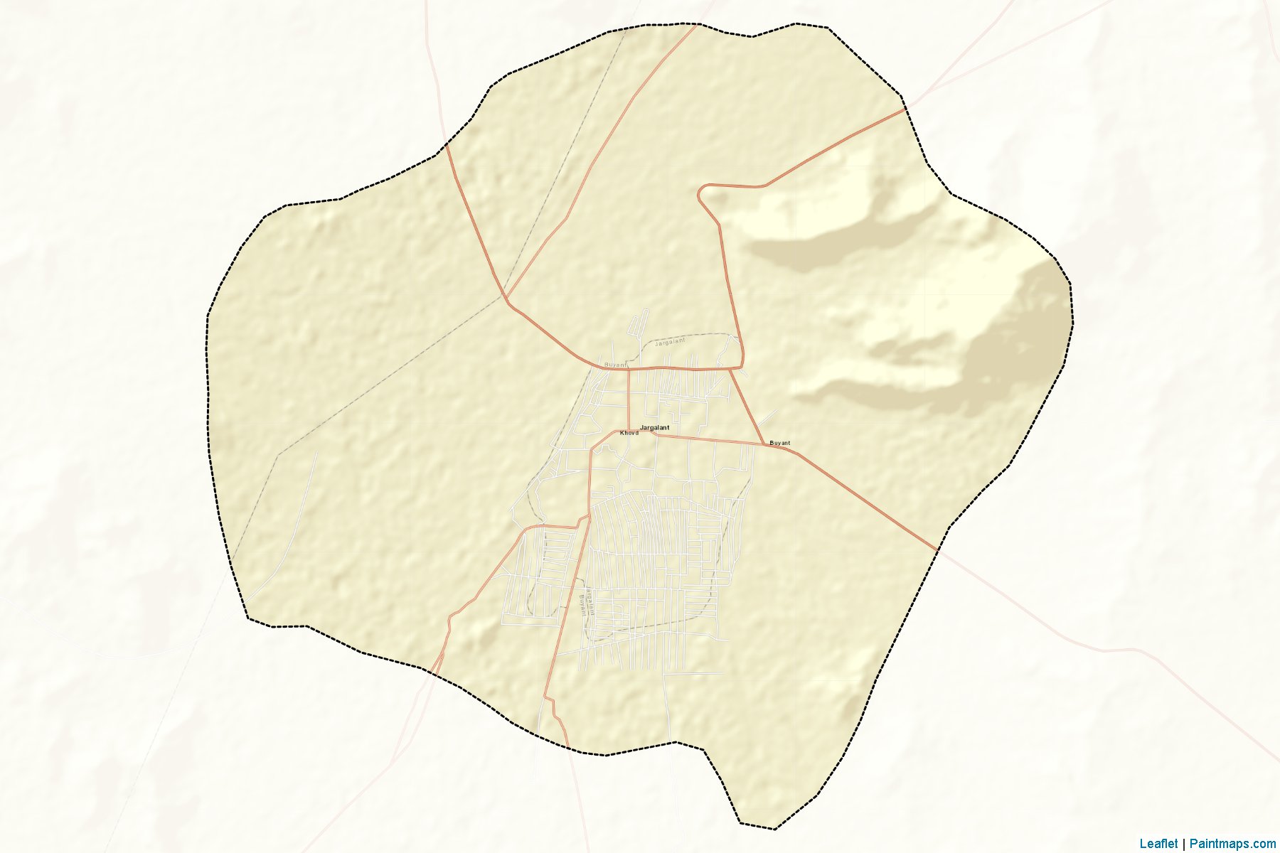 Muestras de recorte de mapas Jargalant (Hovd)-2