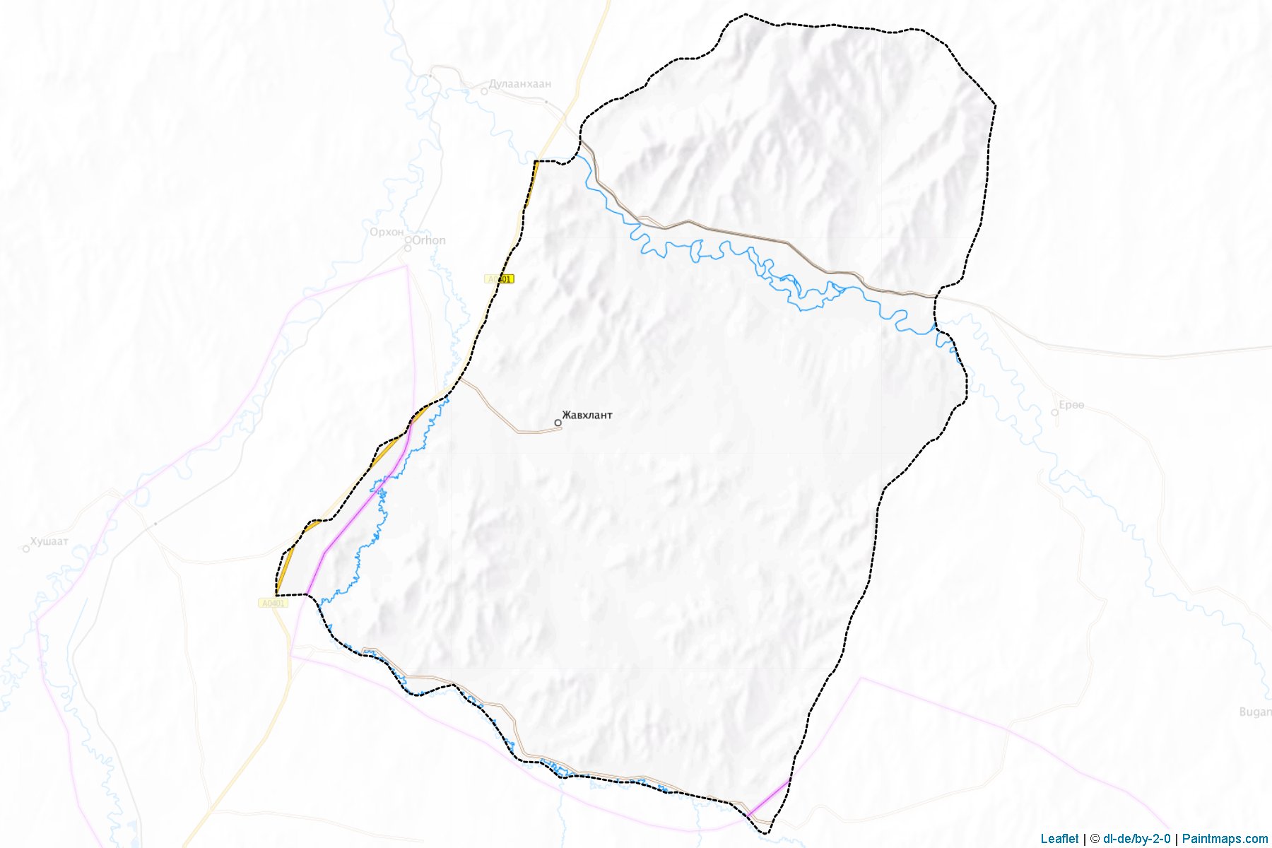 Javhlant (Selenge) Map Cropping Samples-1