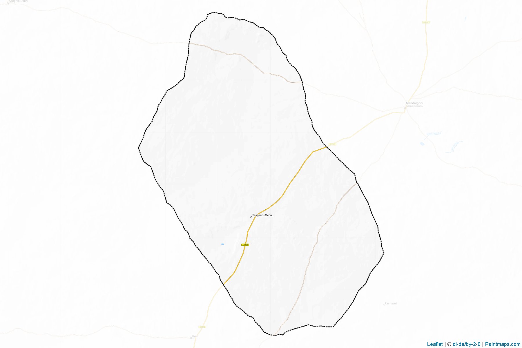 Muestras de recorte de mapas Luus (Dundgovi)-1