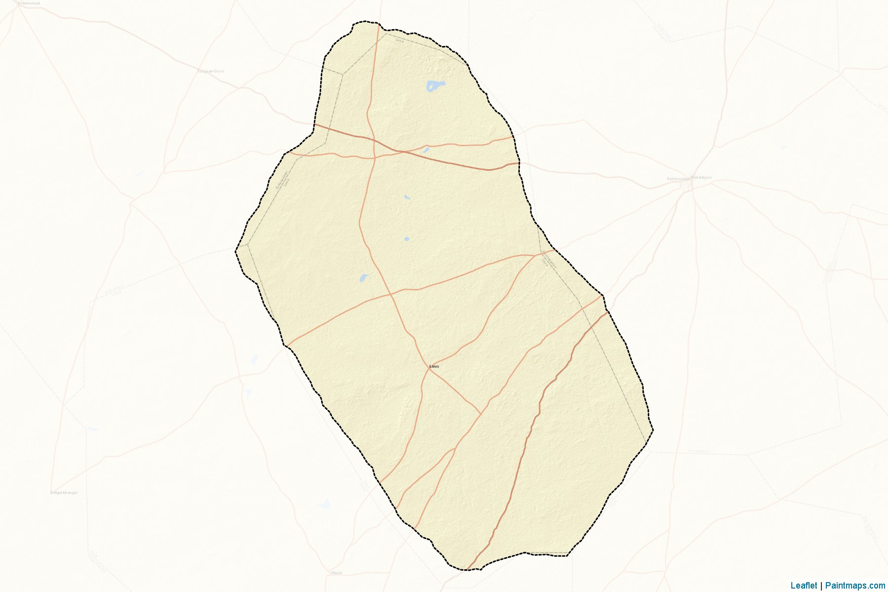 Muestras de recorte de mapas Luus (Dundgovi)-2