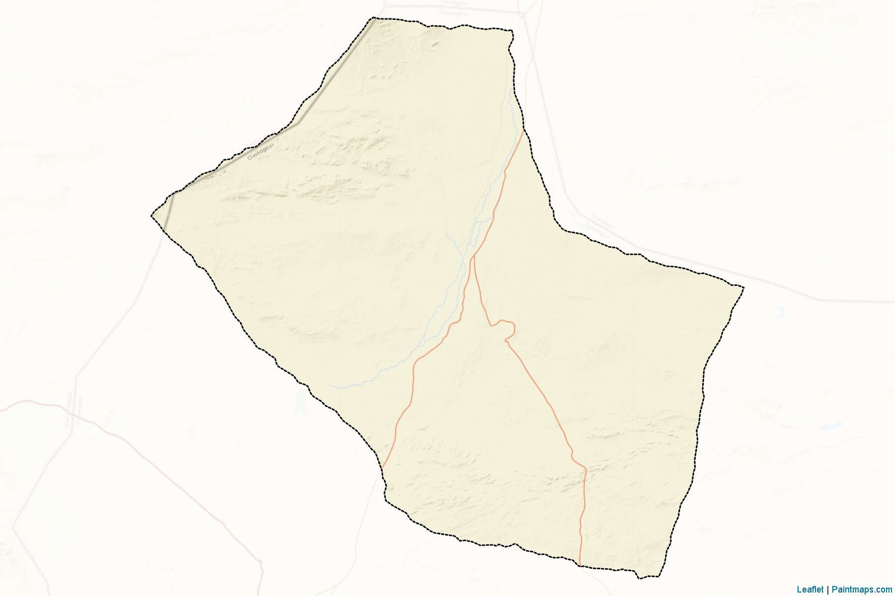 Muestras de recorte de mapas Mandal-Ovoo (Ömnögovi)-2