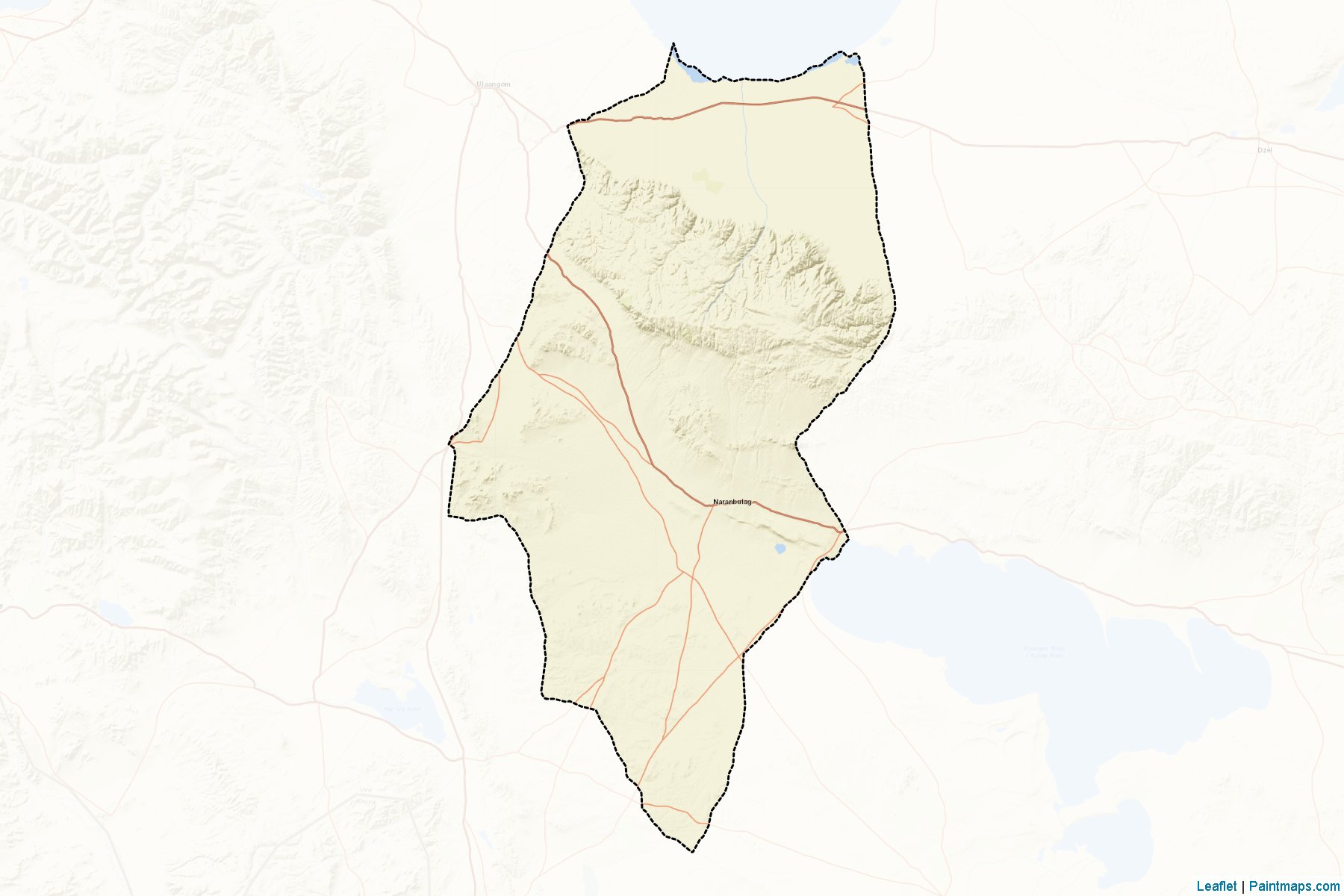 Naranbulag (Uvs) Haritası Örnekleri-2