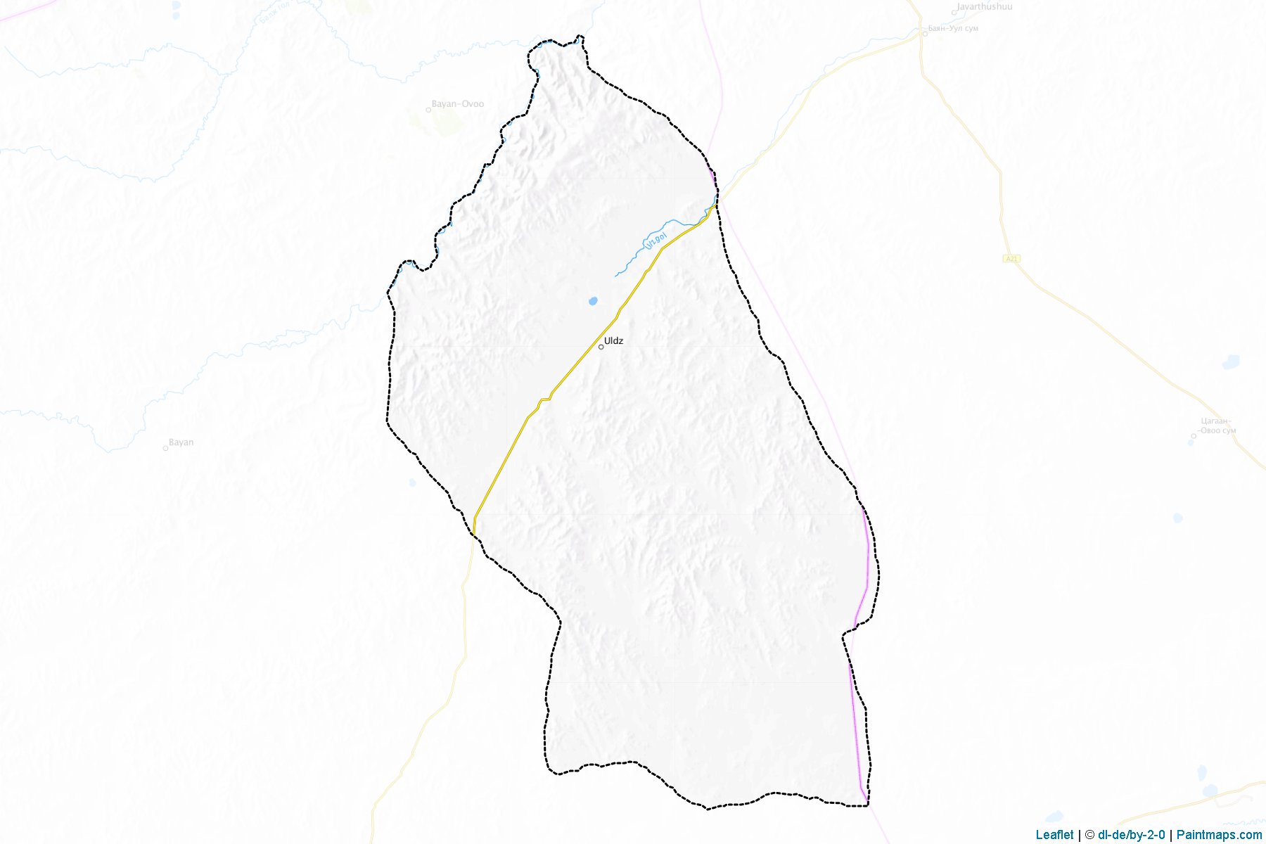 Muestras de recorte de mapas Norovlin (Hentiy)-1