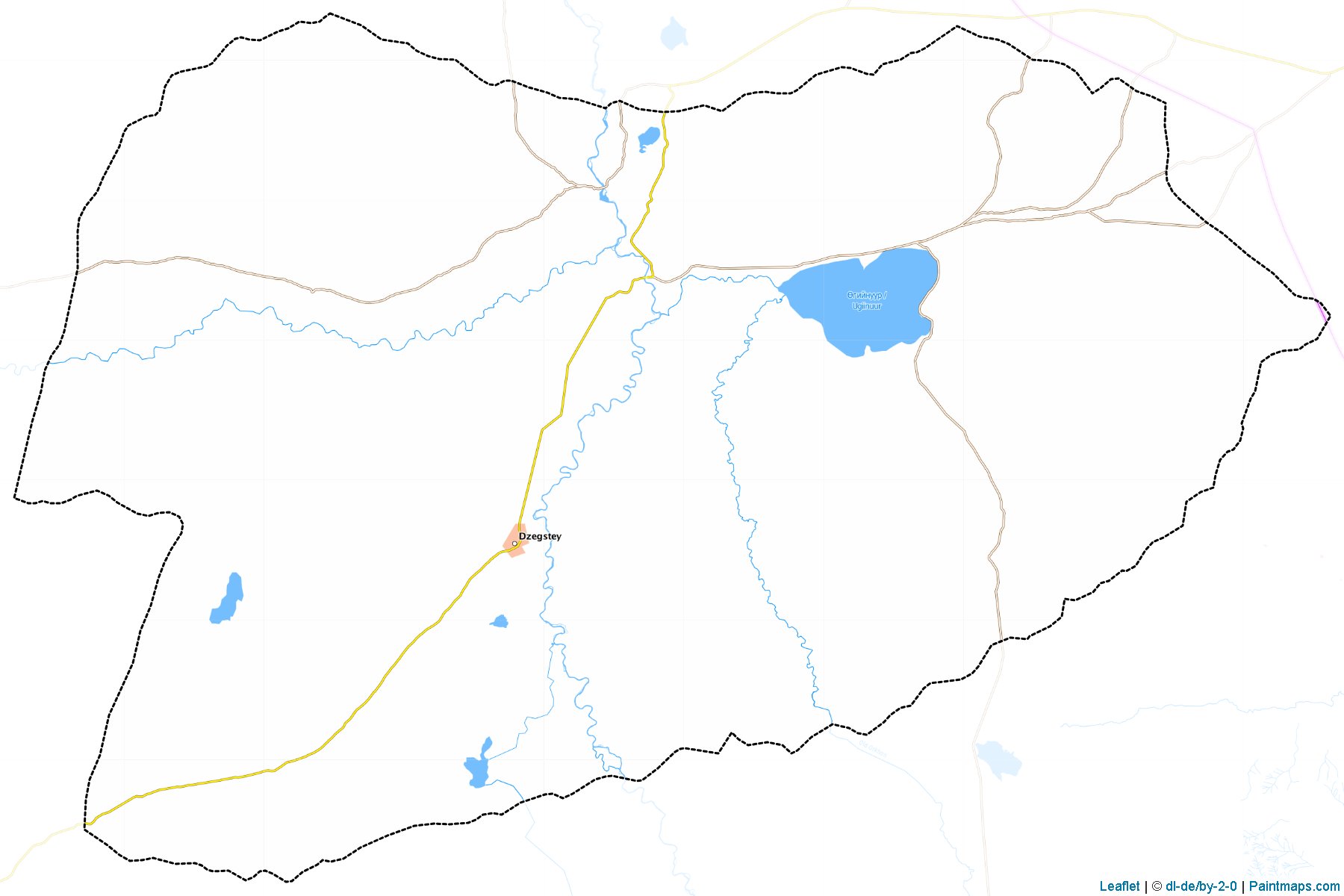 O'giinuur (Arhangay) Haritası Örnekleri-1