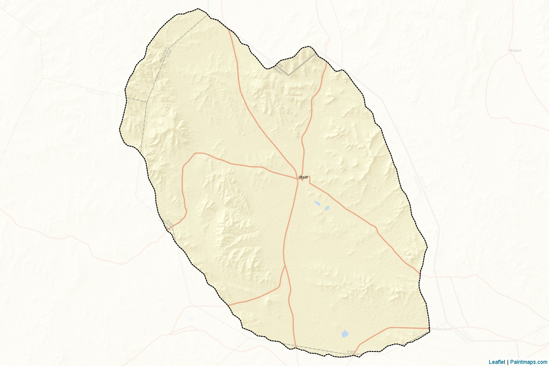 Muestras de recorte de mapas O'lziit (Arhangay)-2