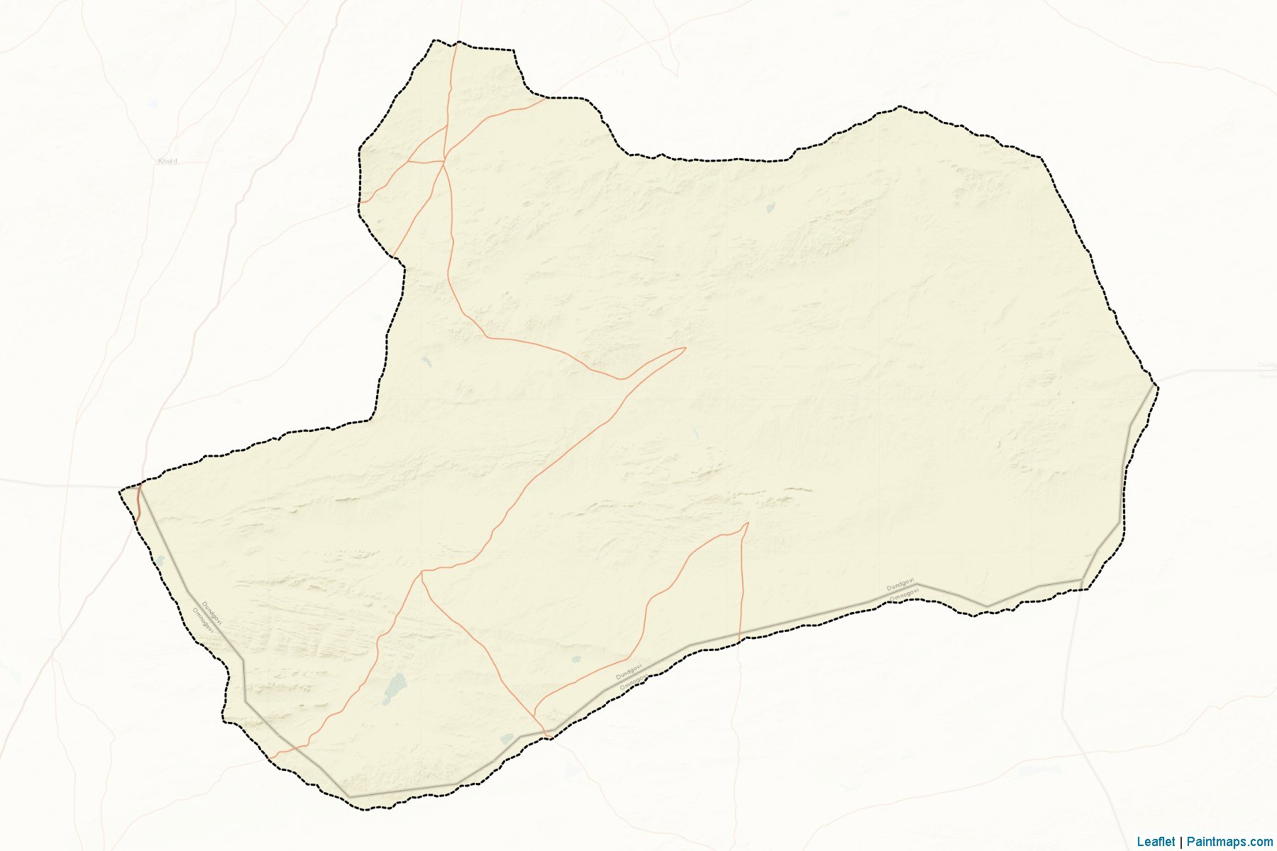 Muestras de recorte de mapas O'lziit (Dundgovi)-2