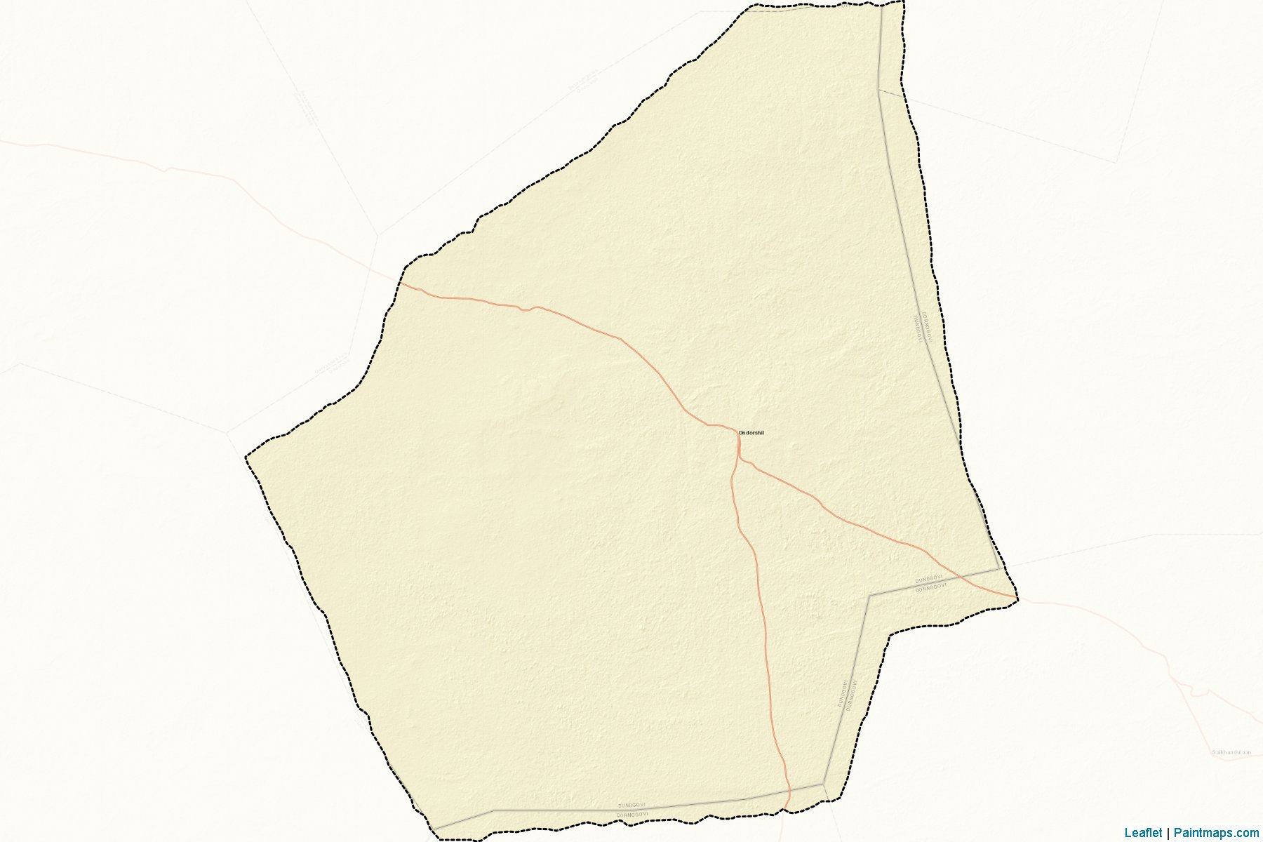 Muestras de recorte de mapas O'ndorshil (Dundgovi)-2