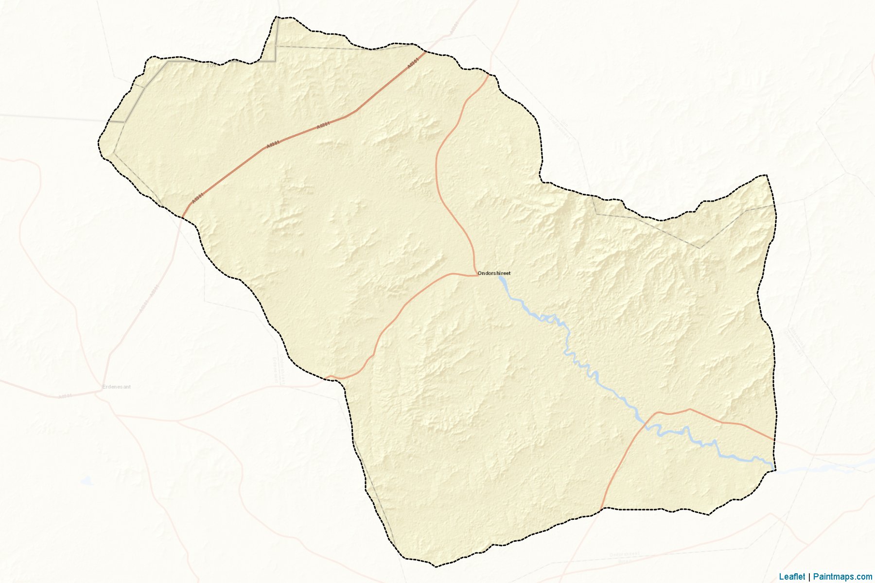 O'ndorshireet (Tuv) Haritası Örnekleri-2