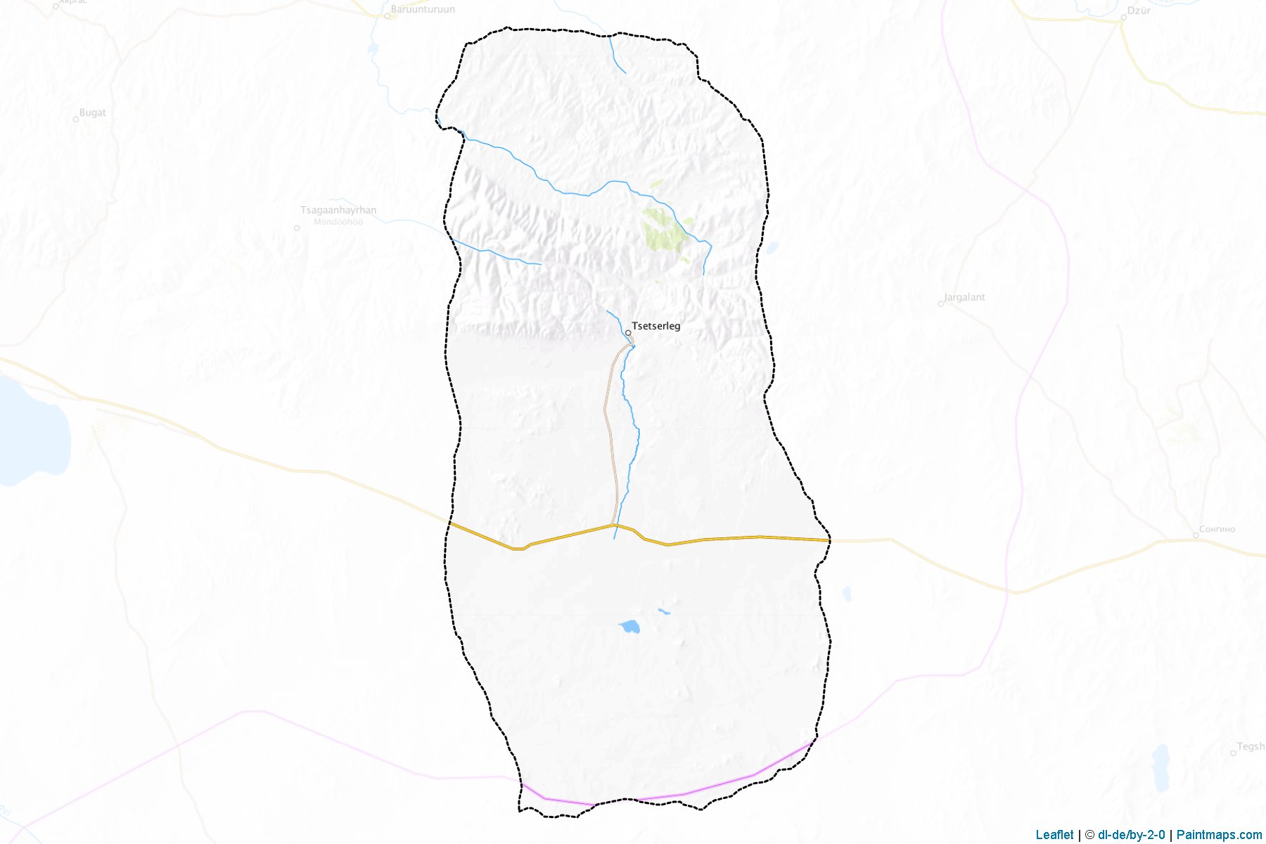 Muestras de recorte de mapas O'ndorxangai (Uvs)-1