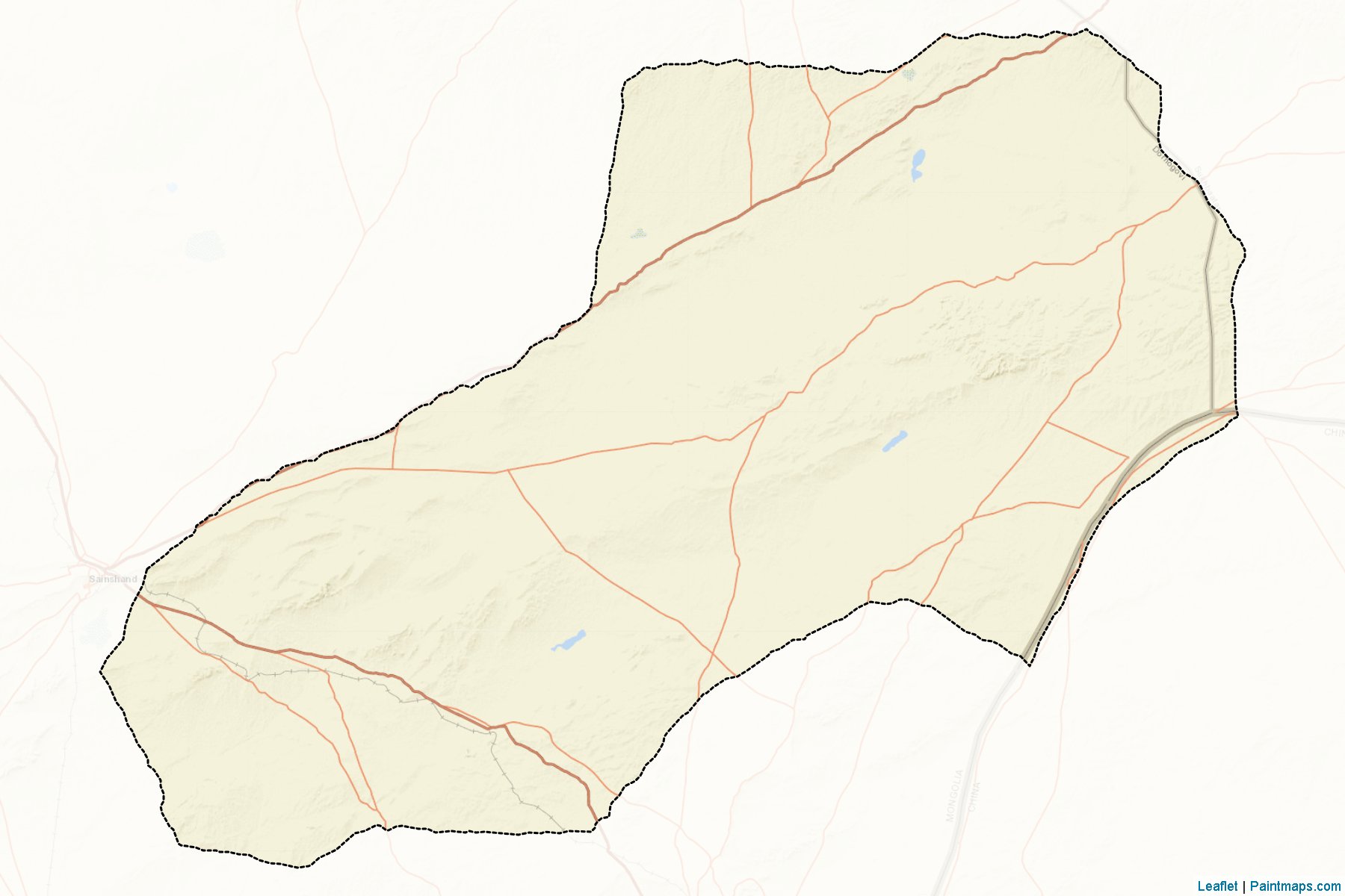 Muestras de recorte de mapas O'rgon (Dornogovi)-2