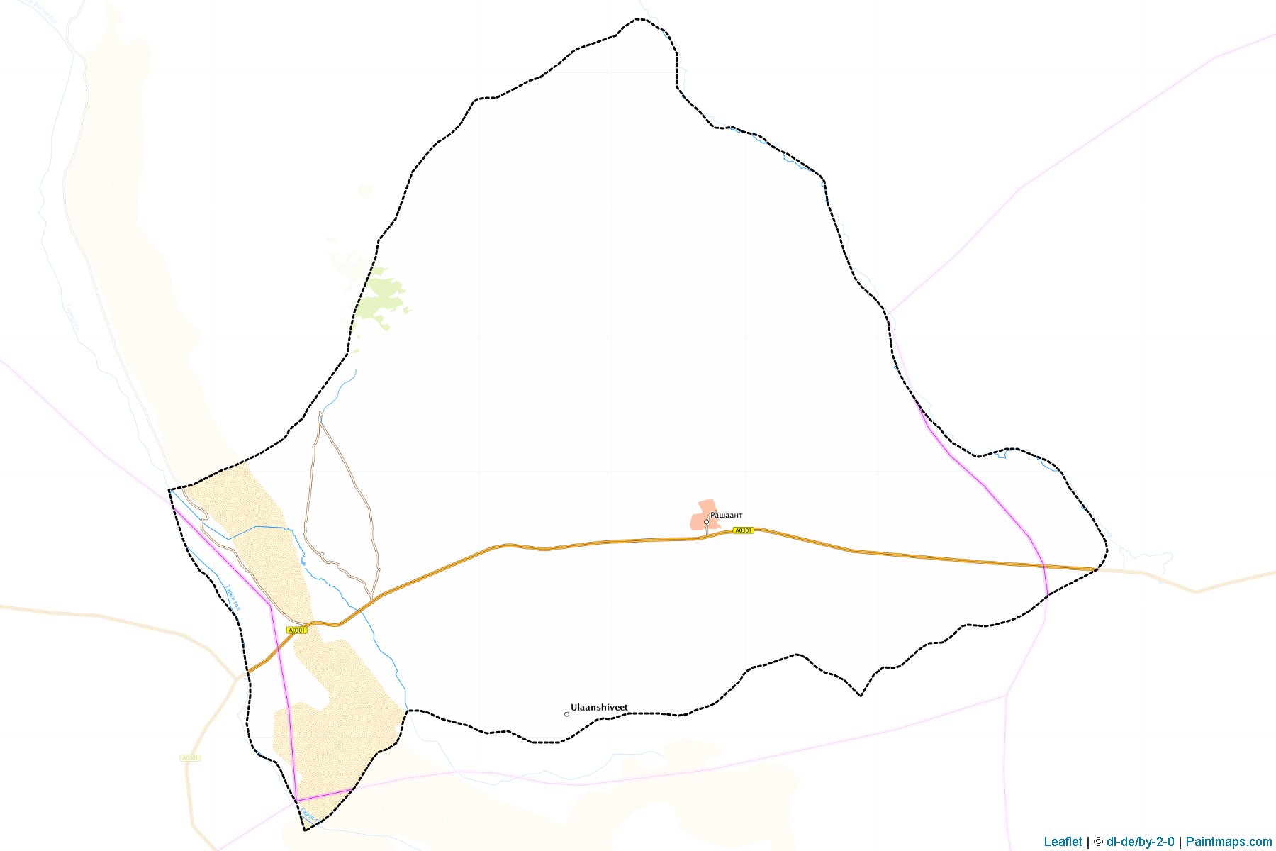 Muestras de recorte de mapas Rashaant (Bulgan)-1