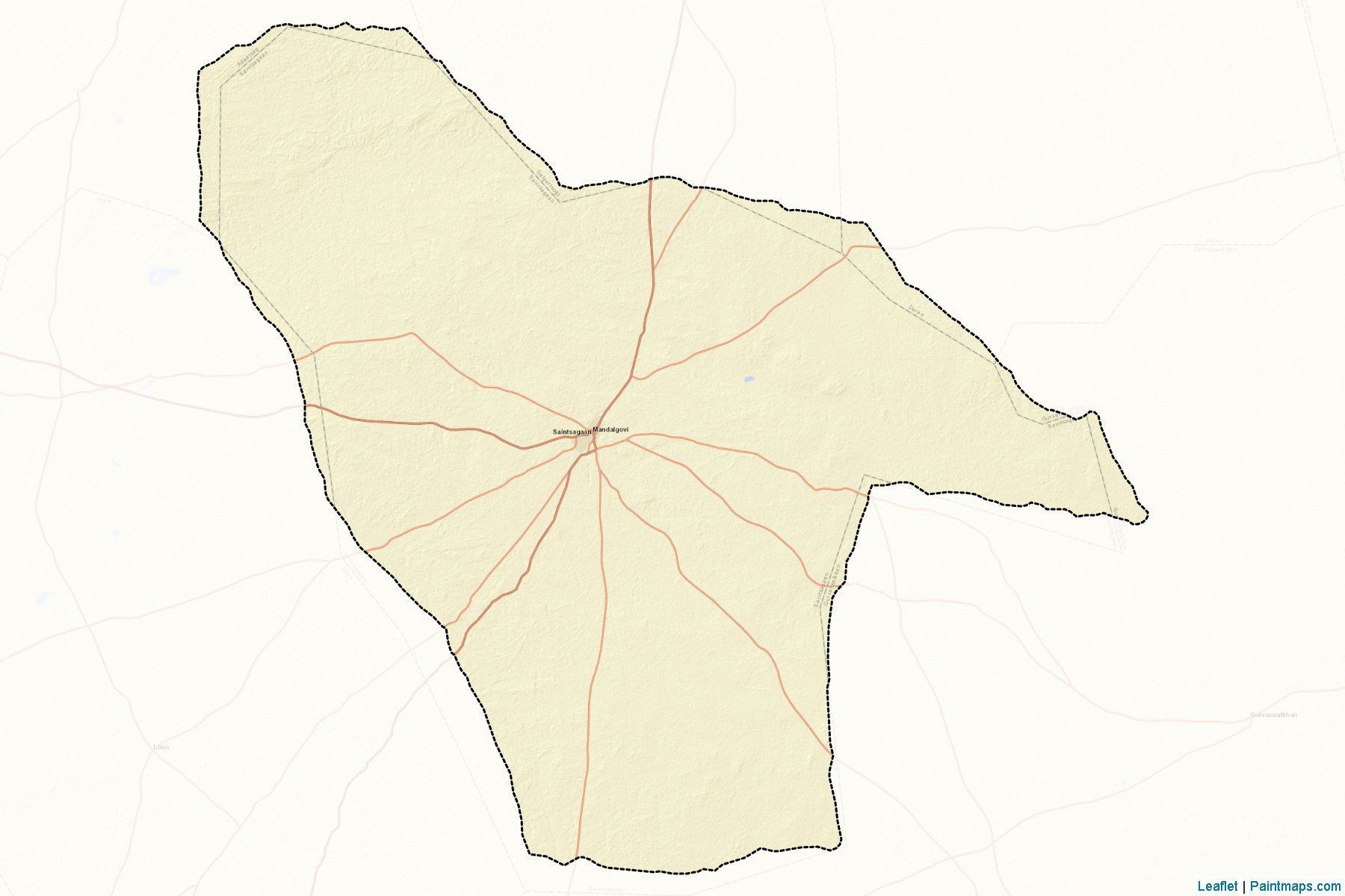 Muestras de recorte de mapas Saintsagaan (Dundgovi)-2