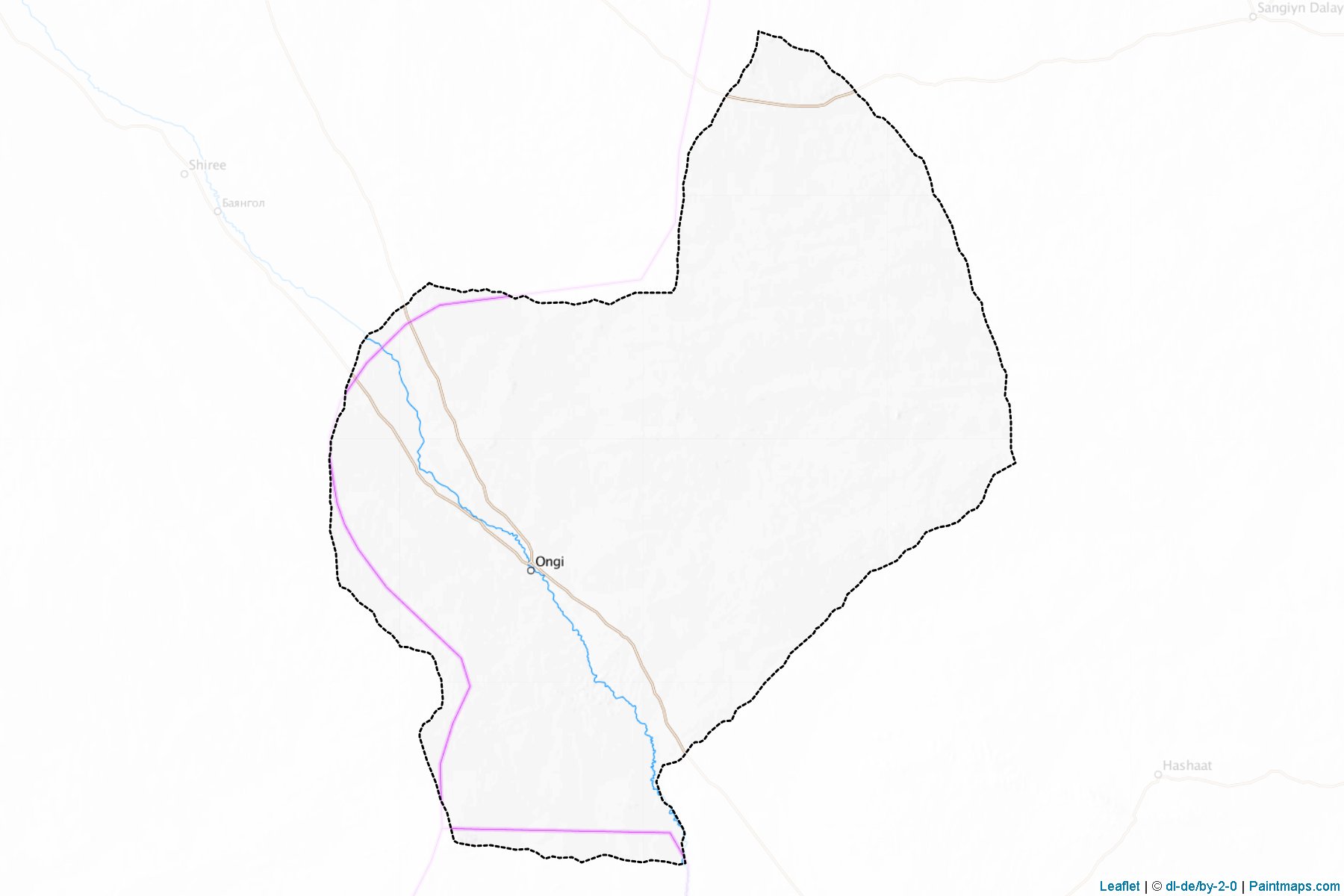 Muestras de recorte de mapas Saixan-Ovoo (Dundgovi)-1