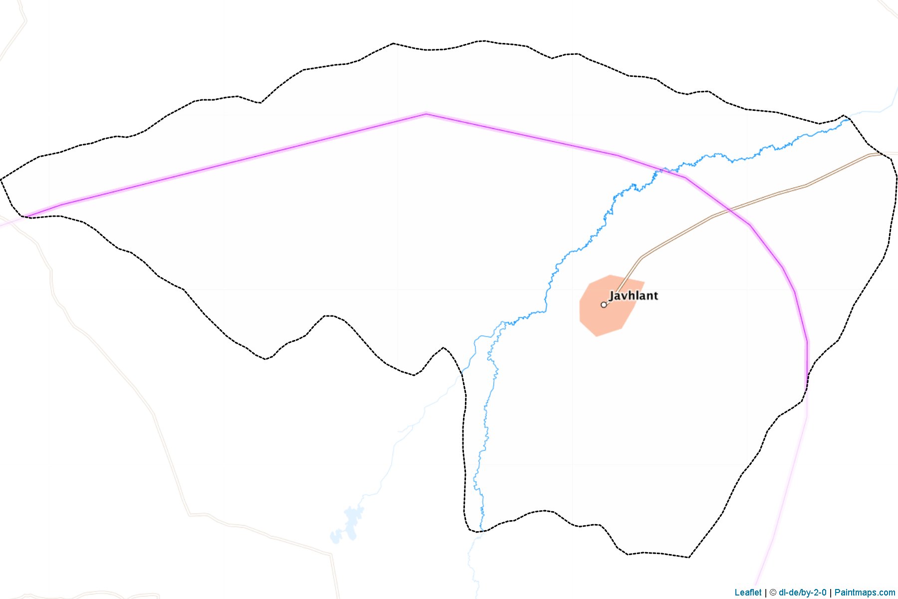 Muestras de recorte de mapas Su'mber (Töv)-1