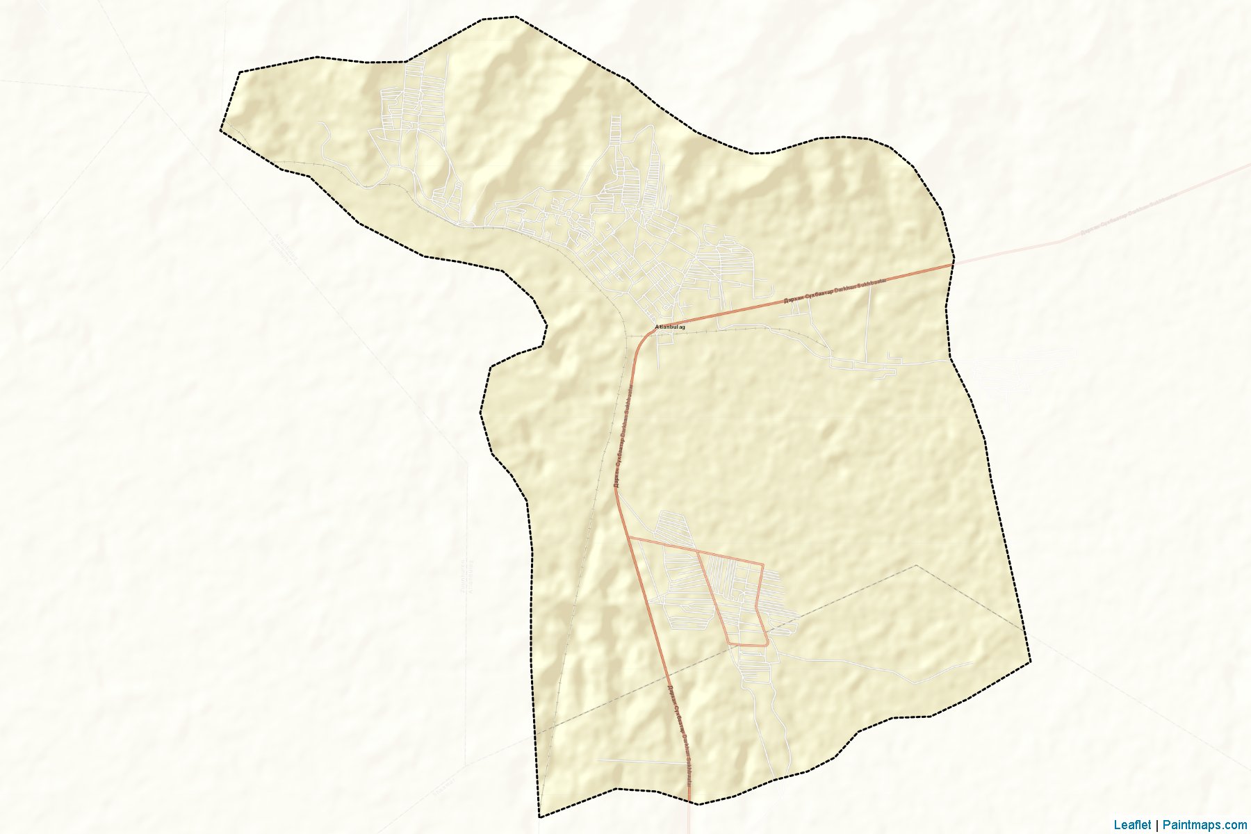 Muestras de recorte de mapas Su'xbaatar (Selenge)-2