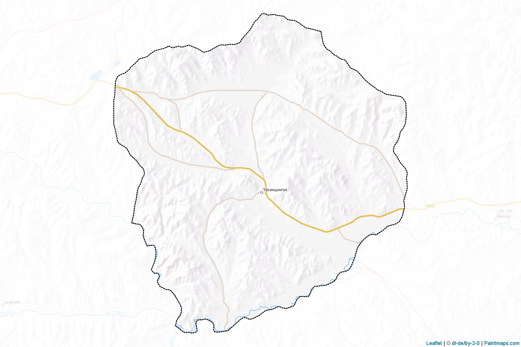 Tosoncengel (Hövsgöl) Haritası Örnekleri-1