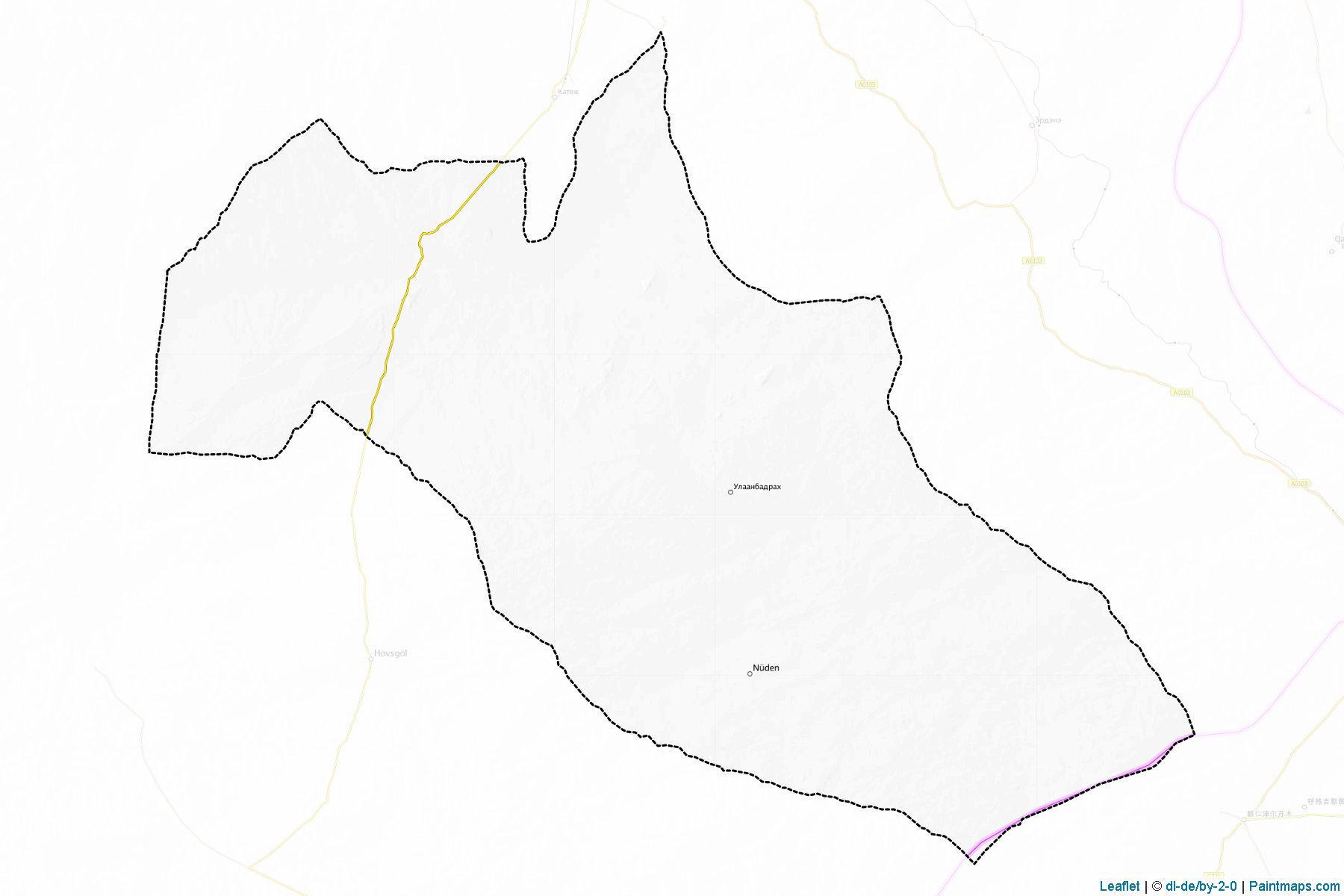 Muestras de recorte de mapas Ulaanbadrax (Dornogovi)-1