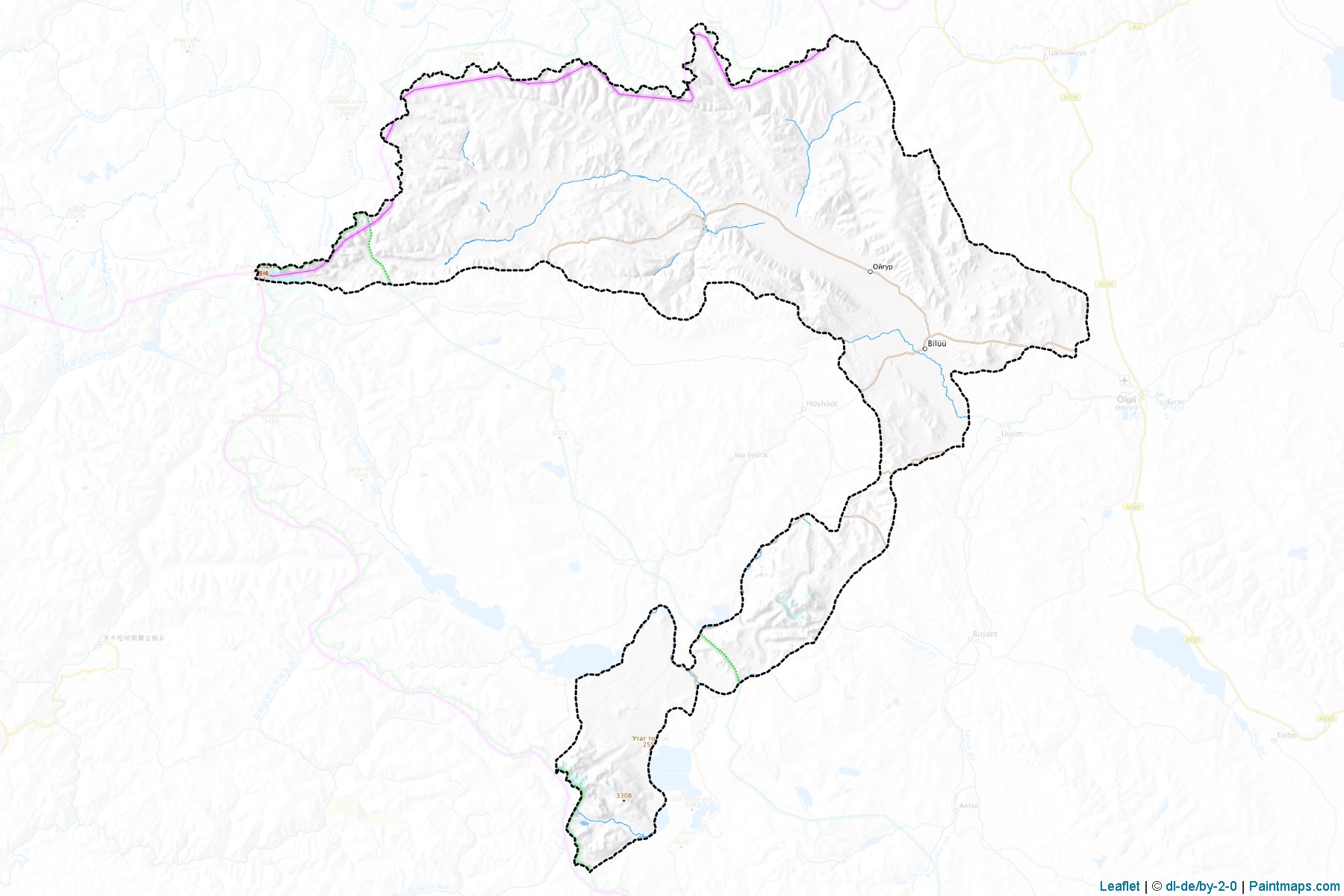 Ulaanhus (Bayan-Olgiy) Map Cropping Samples-1