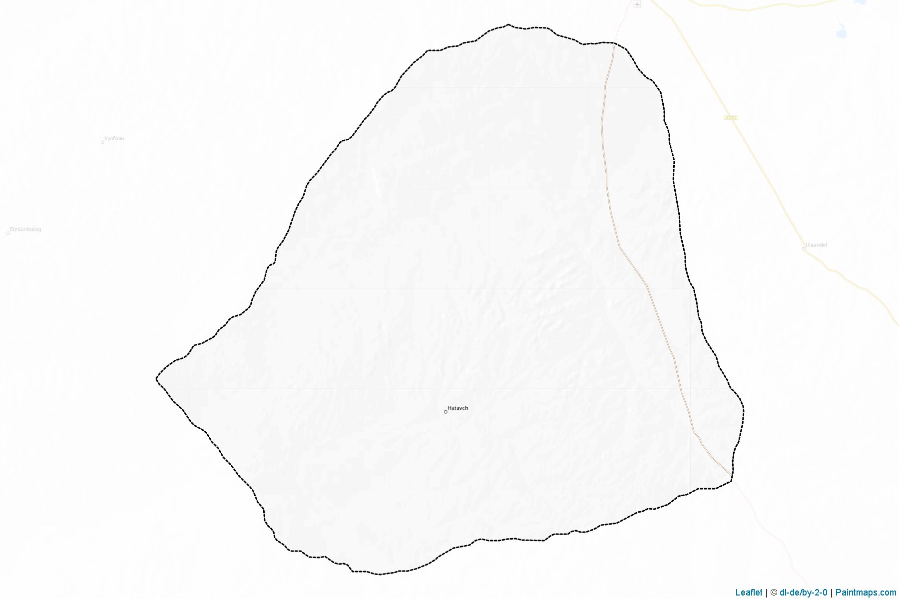 Muestras de recorte de mapas Xalzan (Sühbaatar)-1