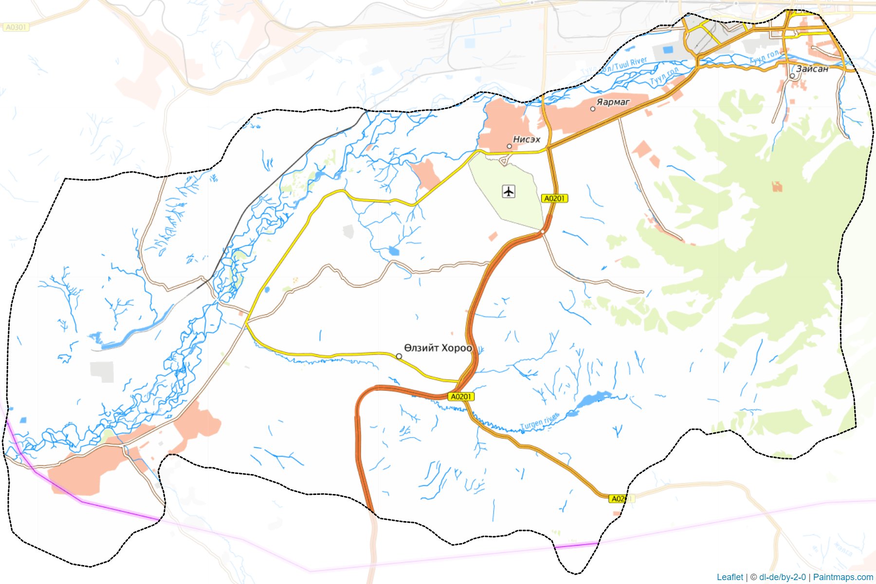 Ha-Uul (Ulaanbaatar) Map Cropping Samples-1