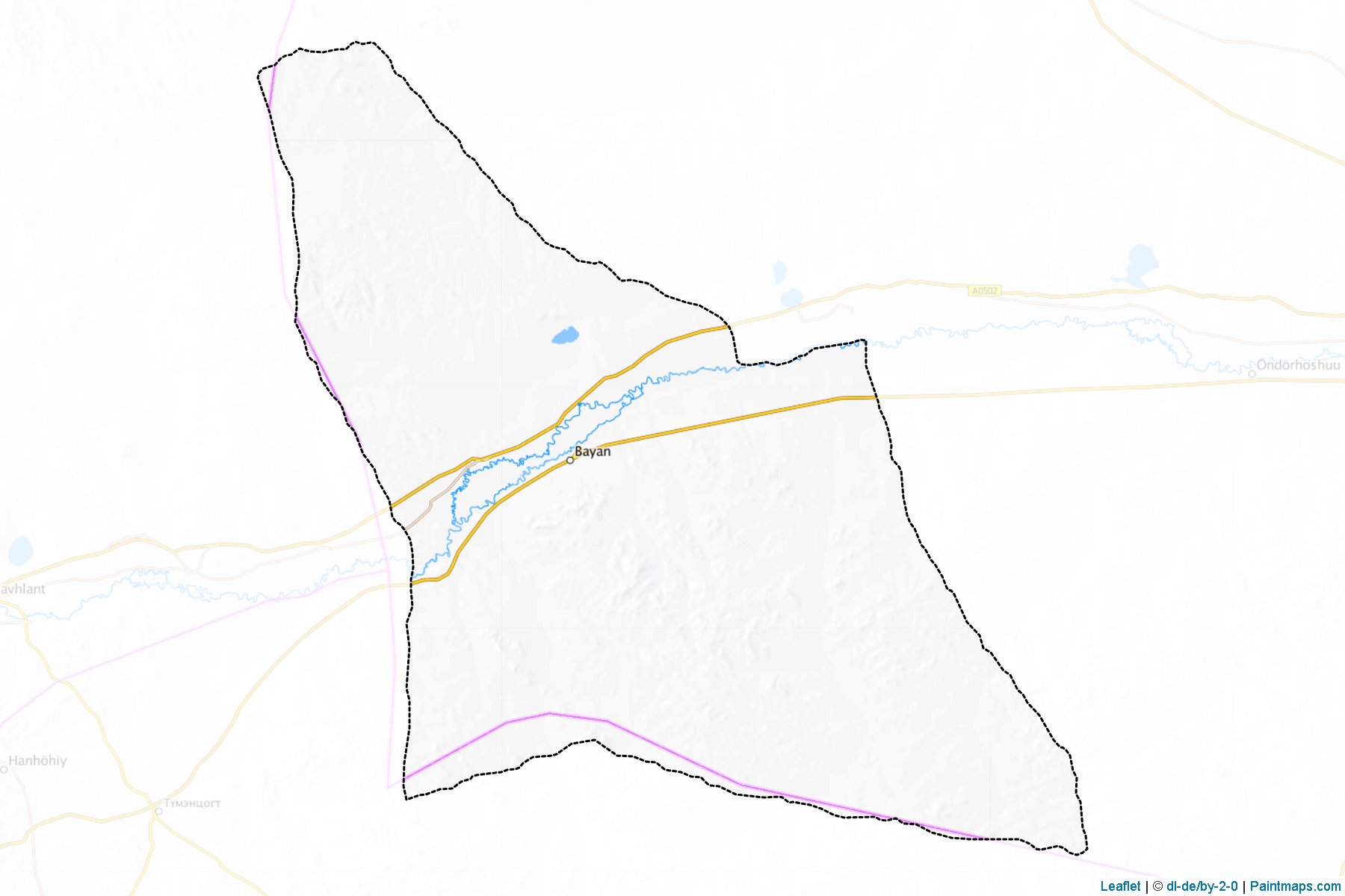 Muestras de recorte de mapas Xo'lonbuir (Dornod)-1