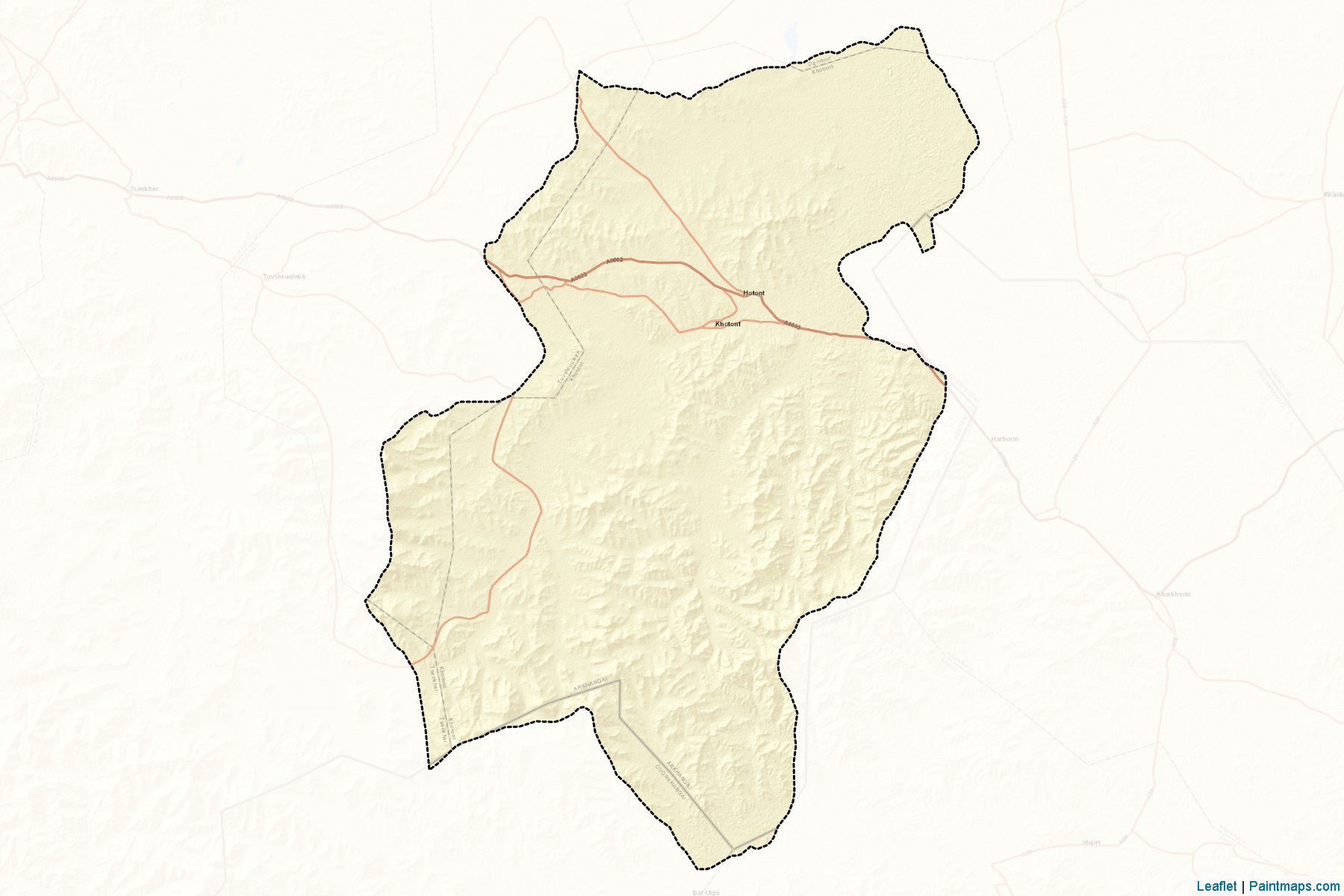 Muestras de recorte de mapas Xotont (Arhangay)-2