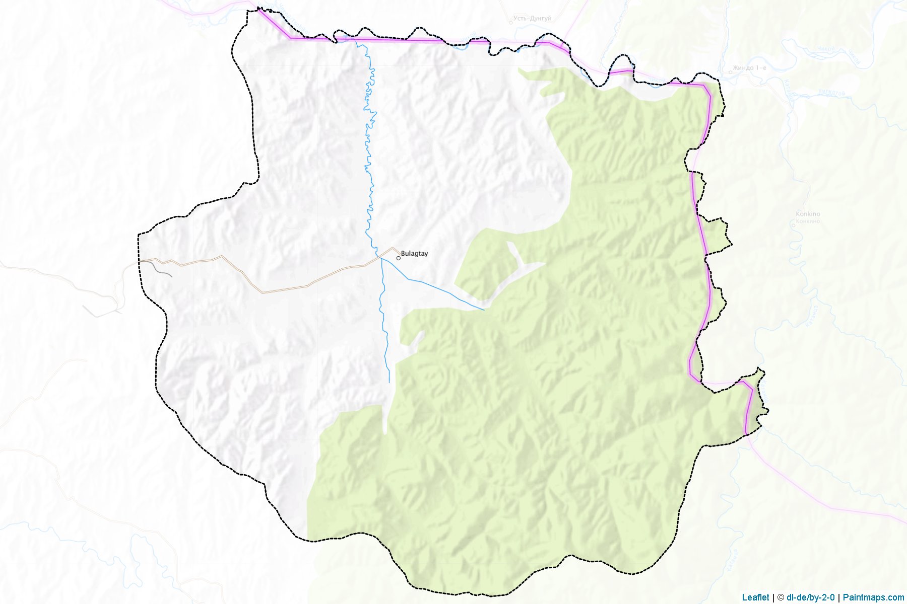 Xu'der (Selenge) Haritası Örnekleri-1