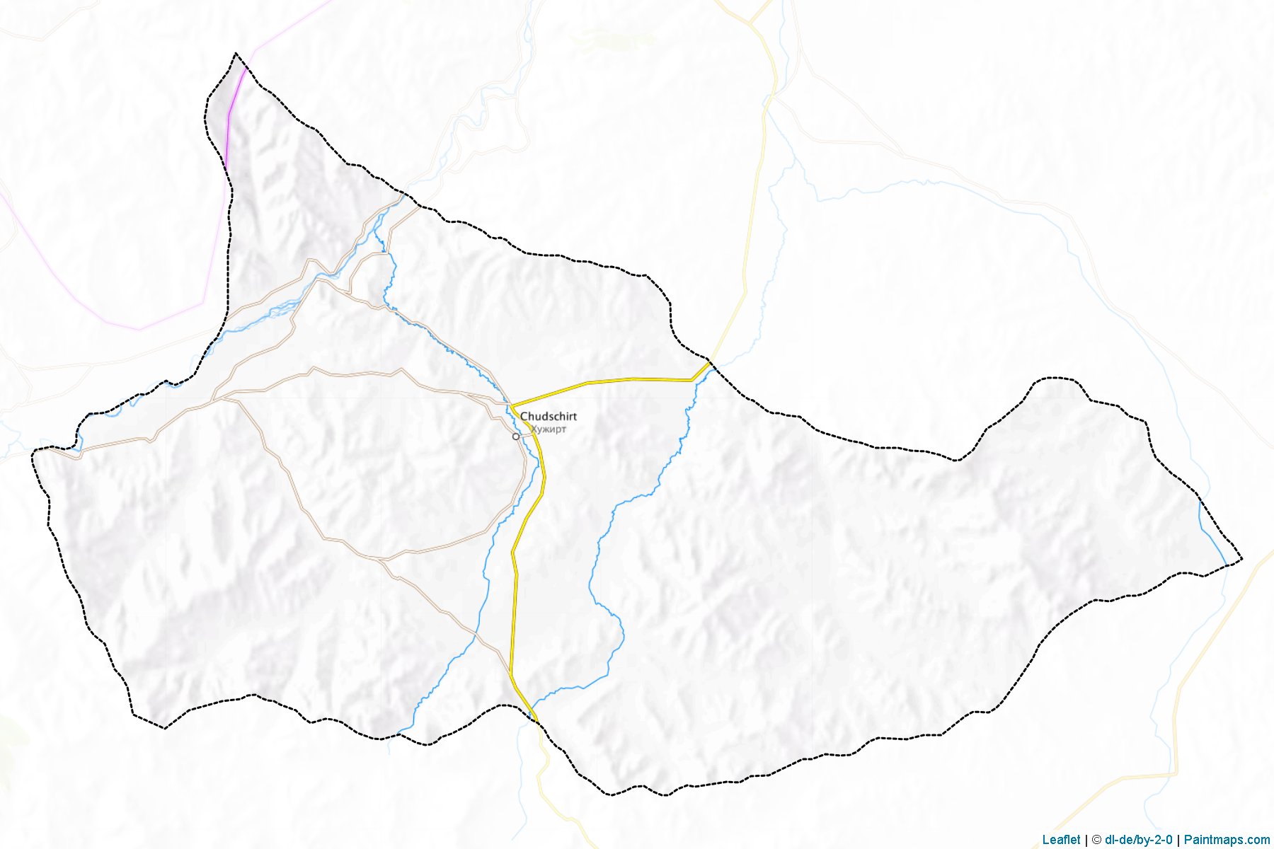 Muestras de recorte de mapas Xujirt (Övörhangay)-1