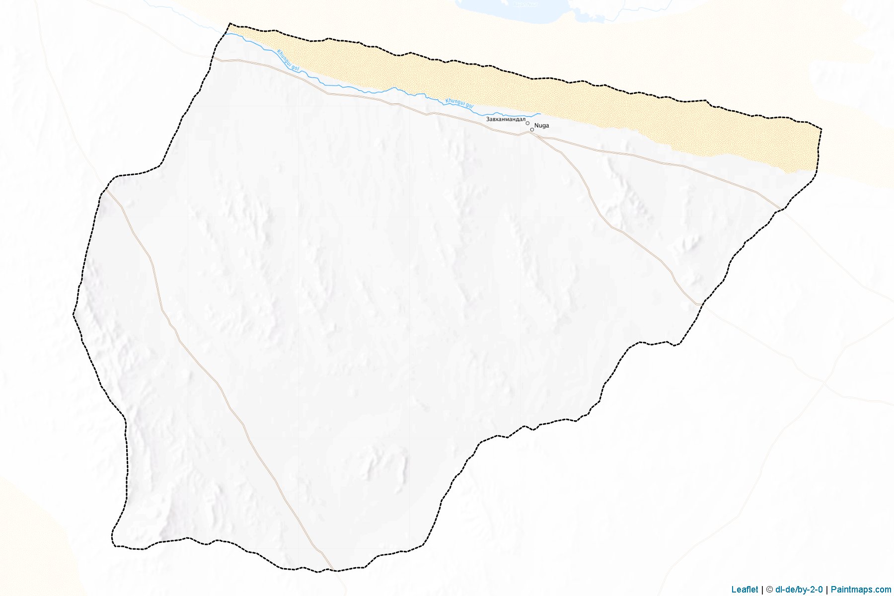 Zavxanmandal (Zavhan) Haritası Örnekleri-1