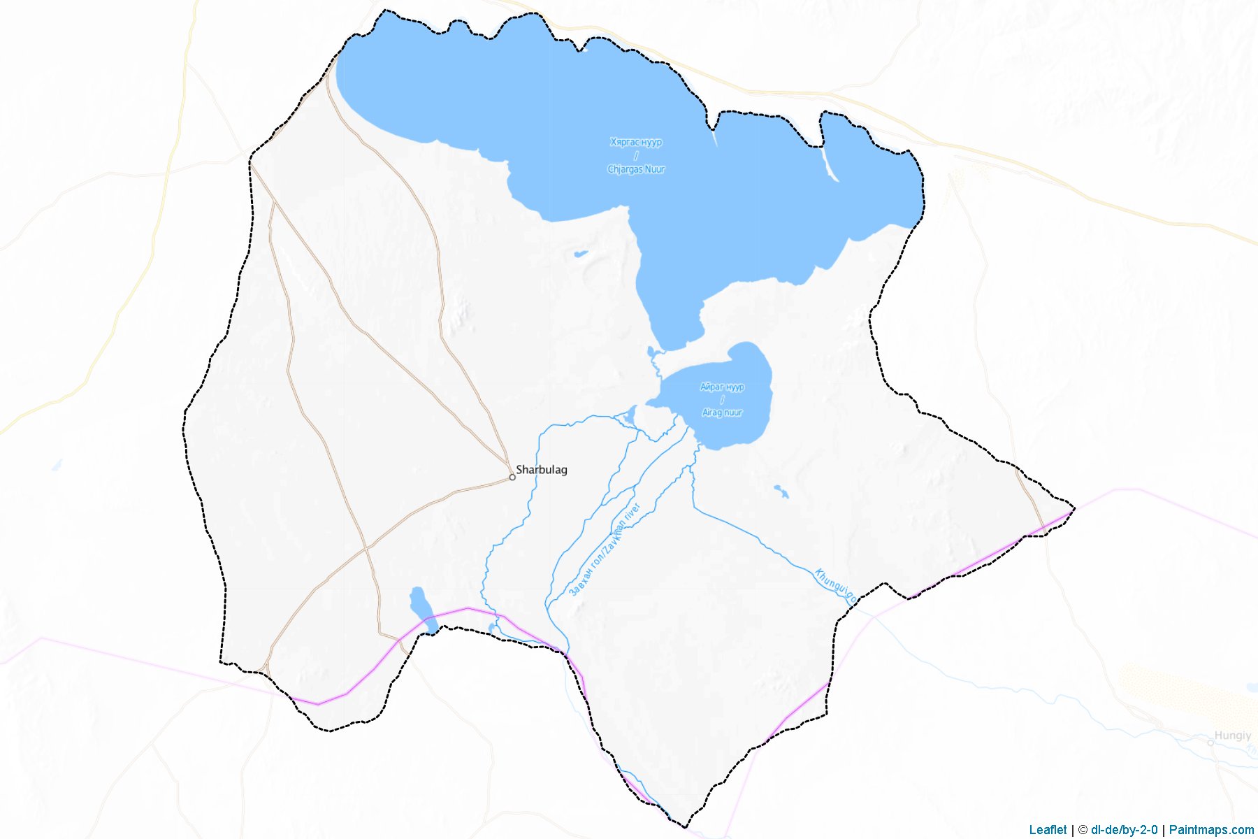 Muestras de recorte de mapas Zavxan (Uvs)-1