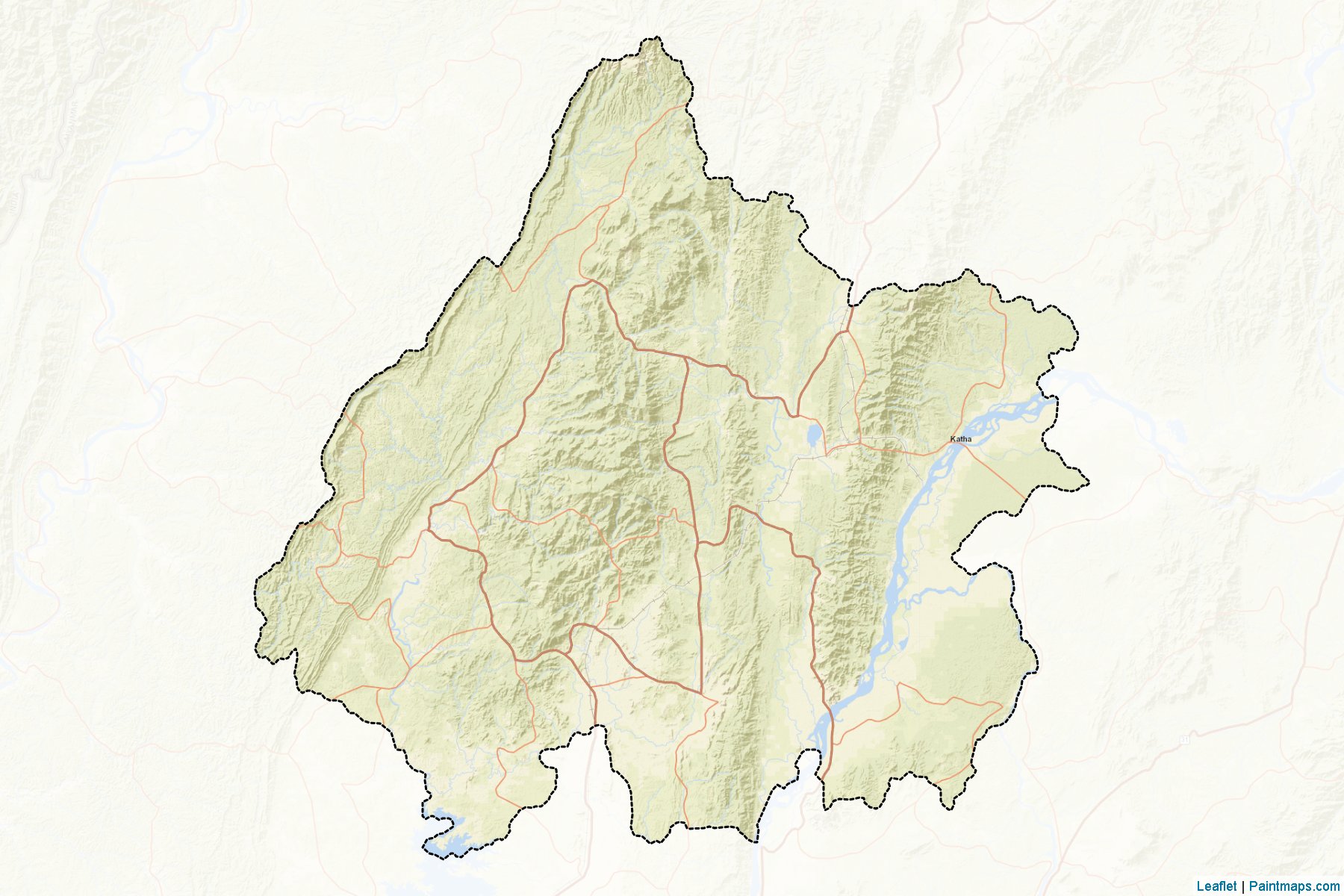 Katha (Sagaing) Map Cropping Samples-2