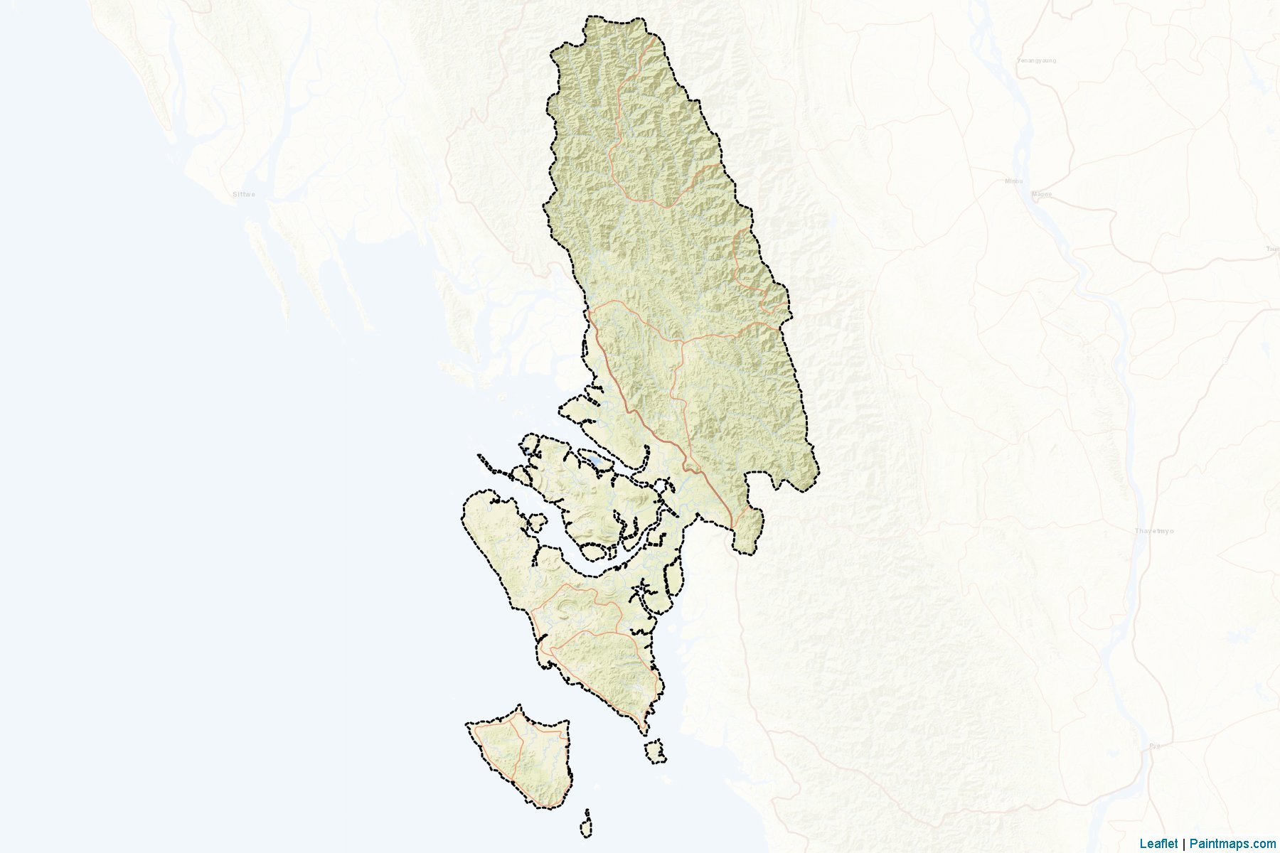 Kyaunkpyu (Rakhine State) Map Cropping Samples-2