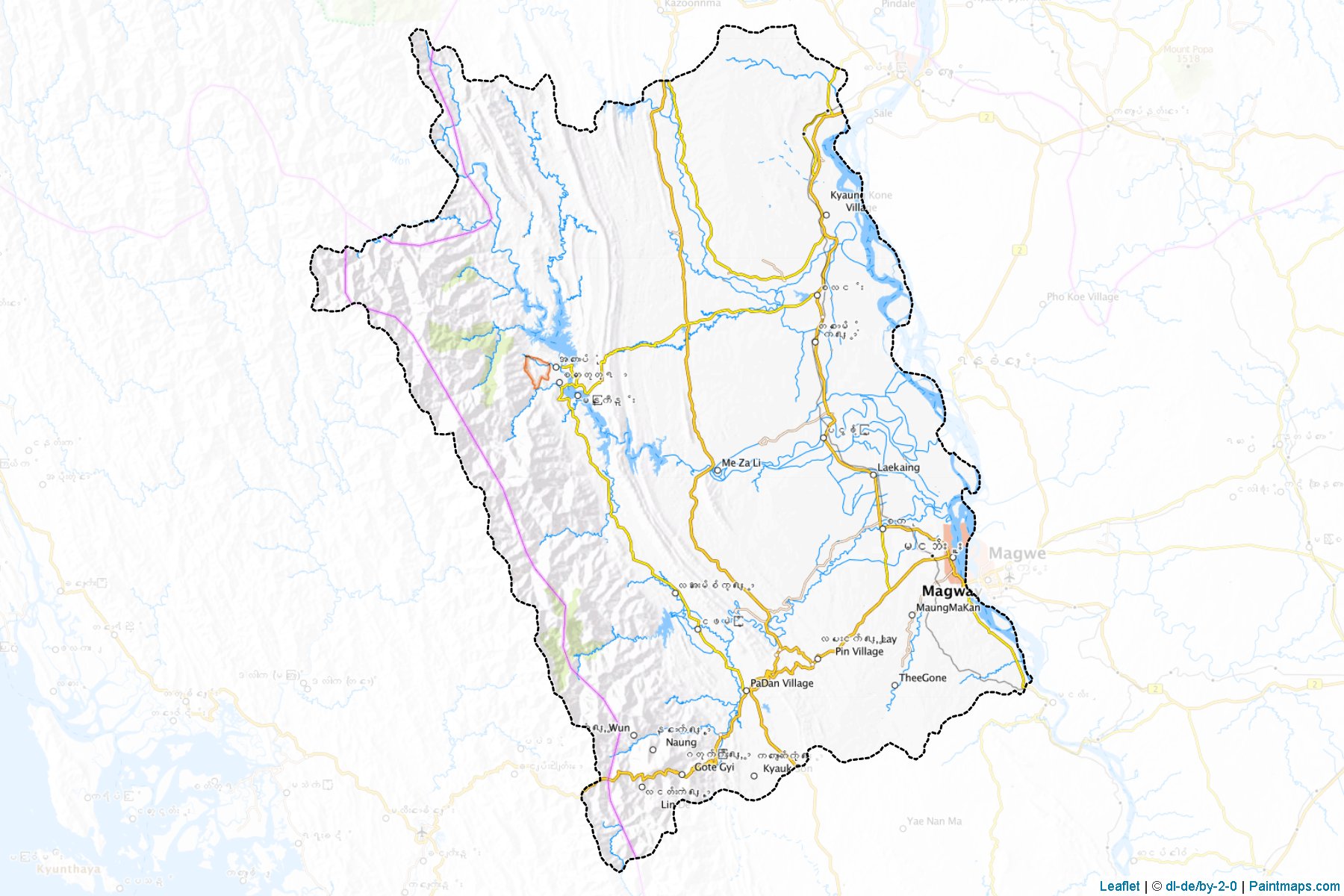 Minbu (Magway) Map Cropping Samples-1