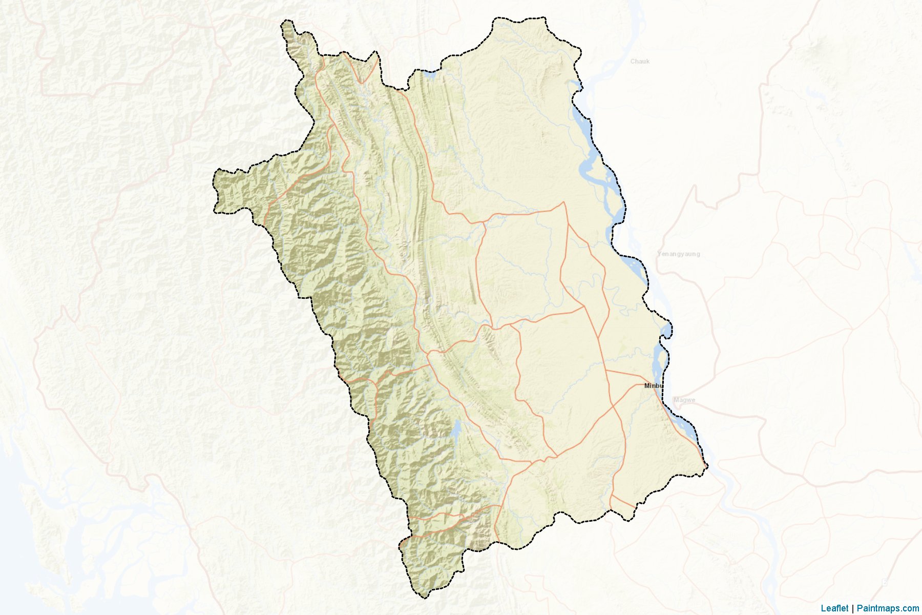 Minbu (Magway) Map Cropping Samples-2