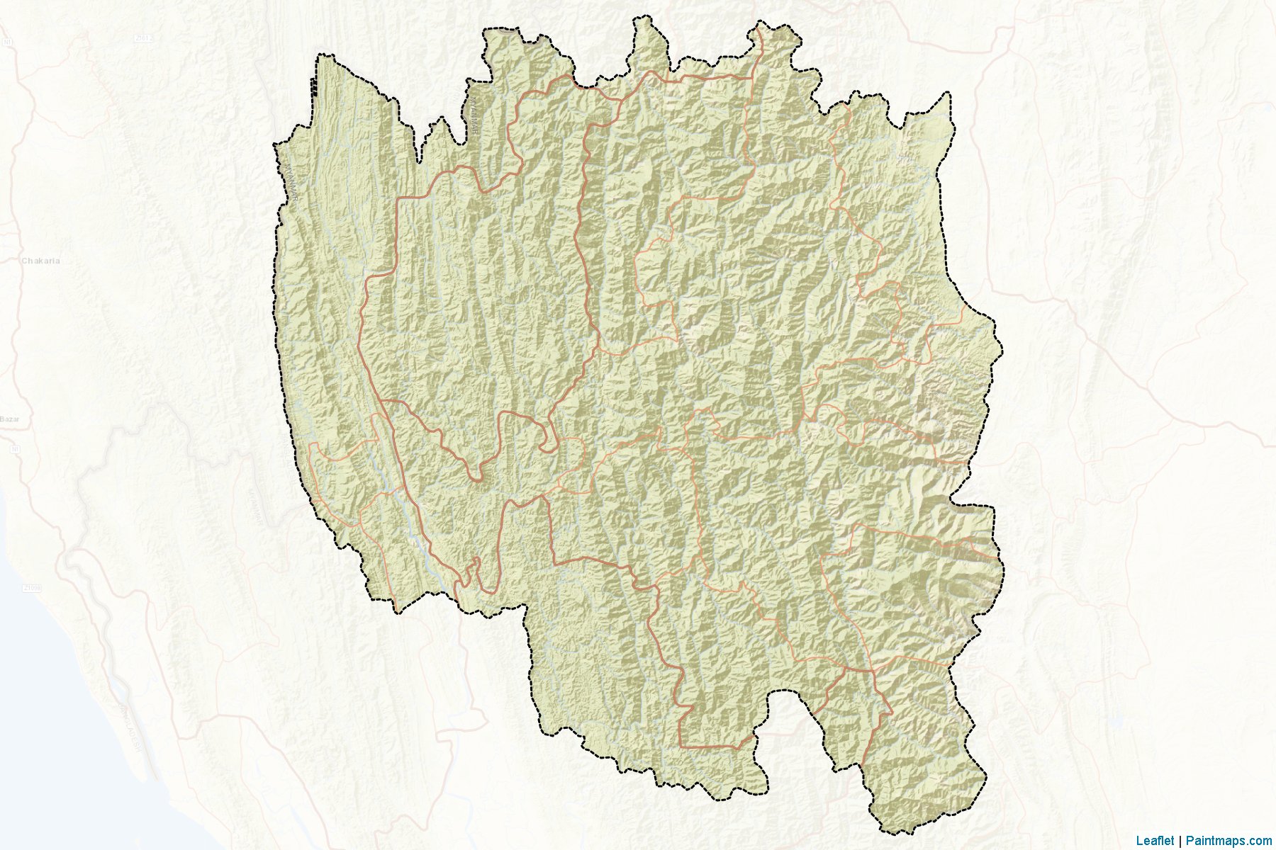 Mindat (Chin State) Map Cropping Samples-2