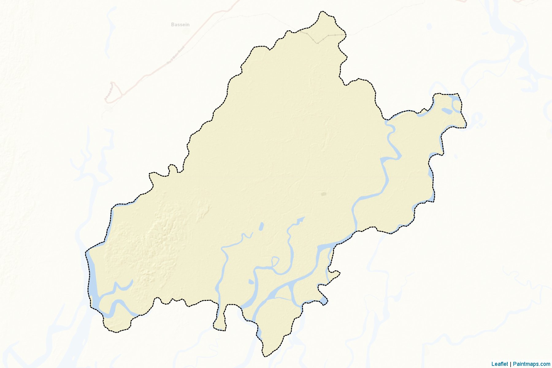 Muestras de recorte de mapas Myaungmya (Ayeyarwady)-2